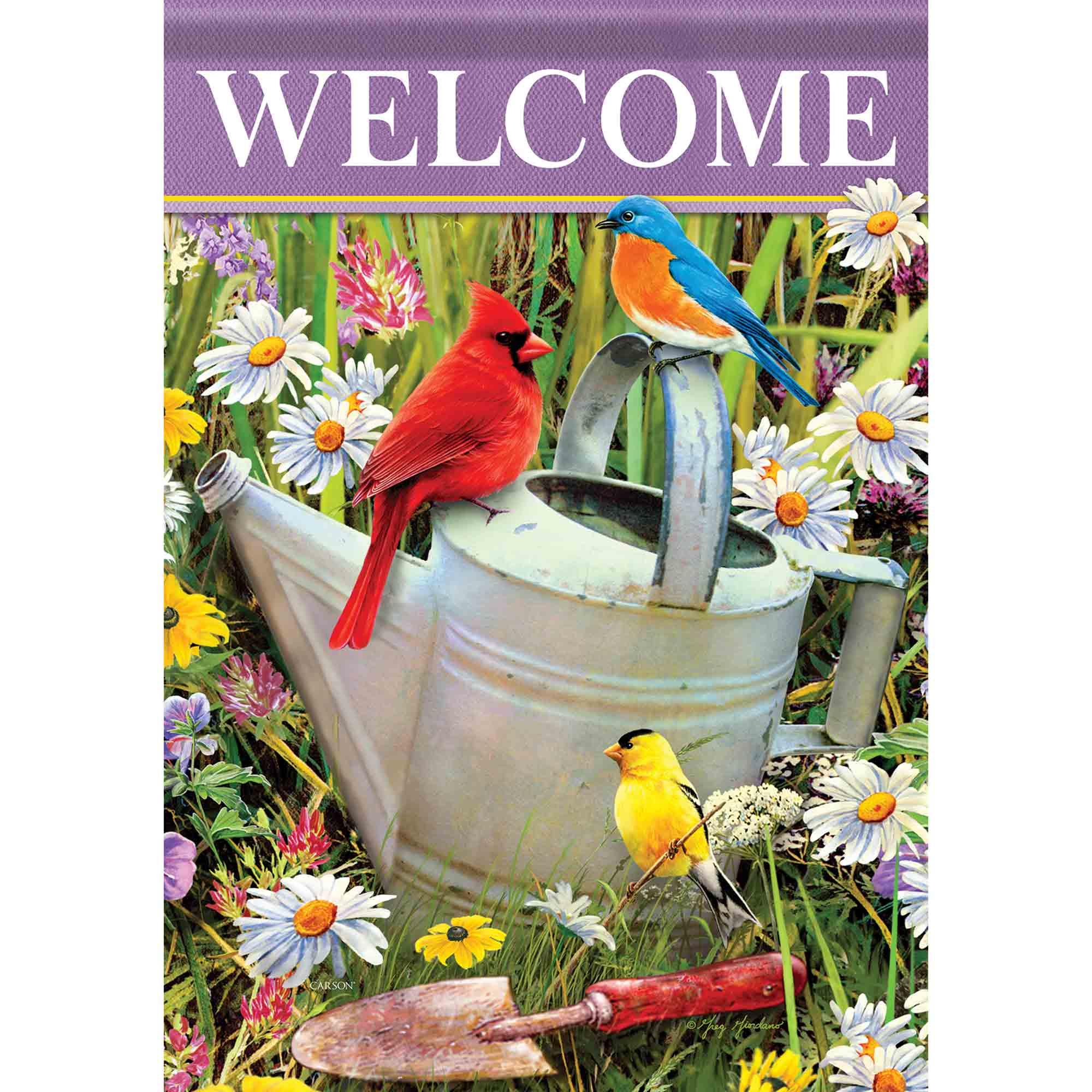 Song Birds Meet Garden Durasoft Flag
