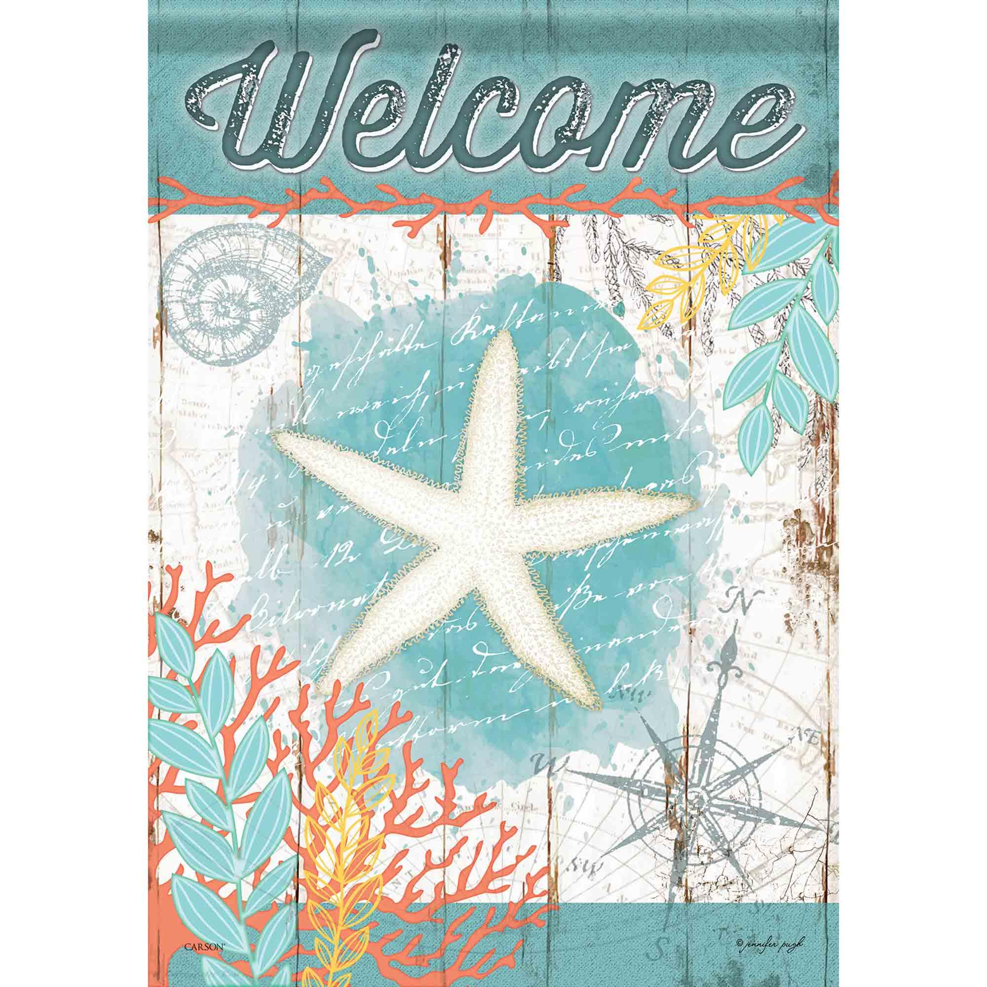 Summer Garden Flag Nautical Navigation 
