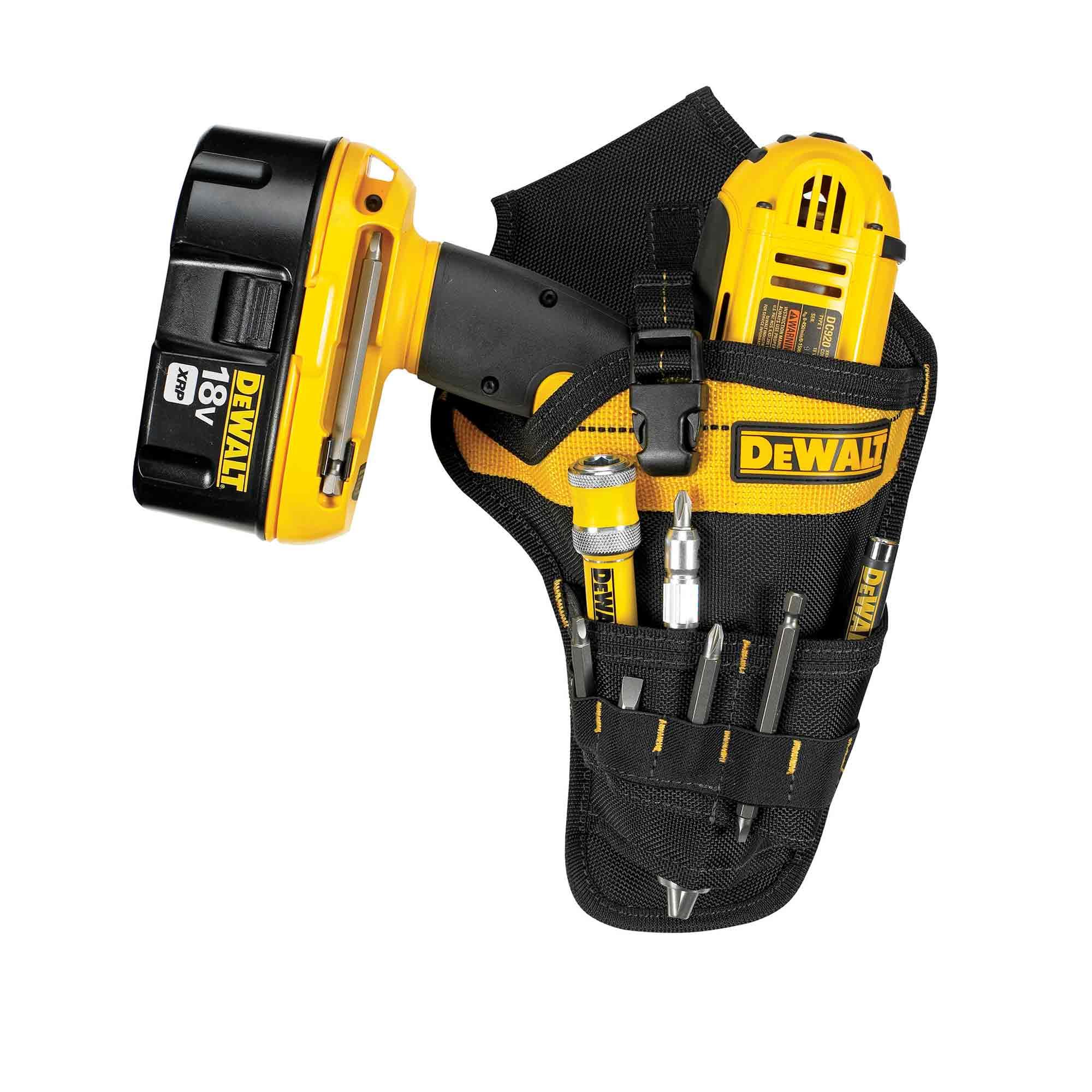 Dewalt 16" Tool Carrier And Drill Holster Bonus Pack