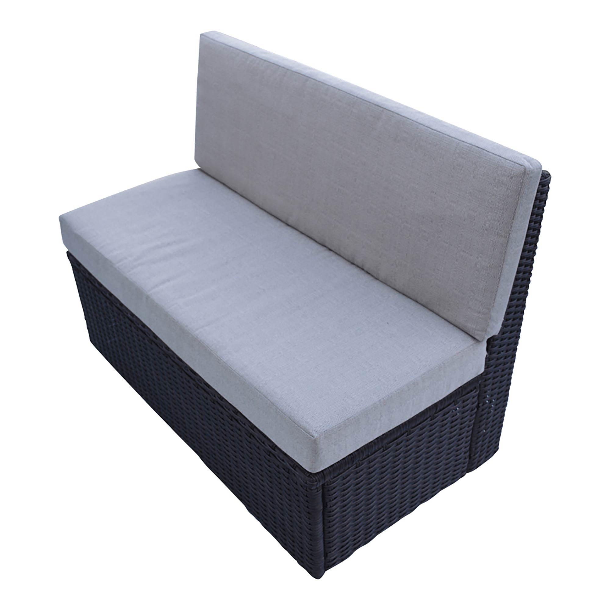 Causeuse – mobilier ceinturant de spa carré