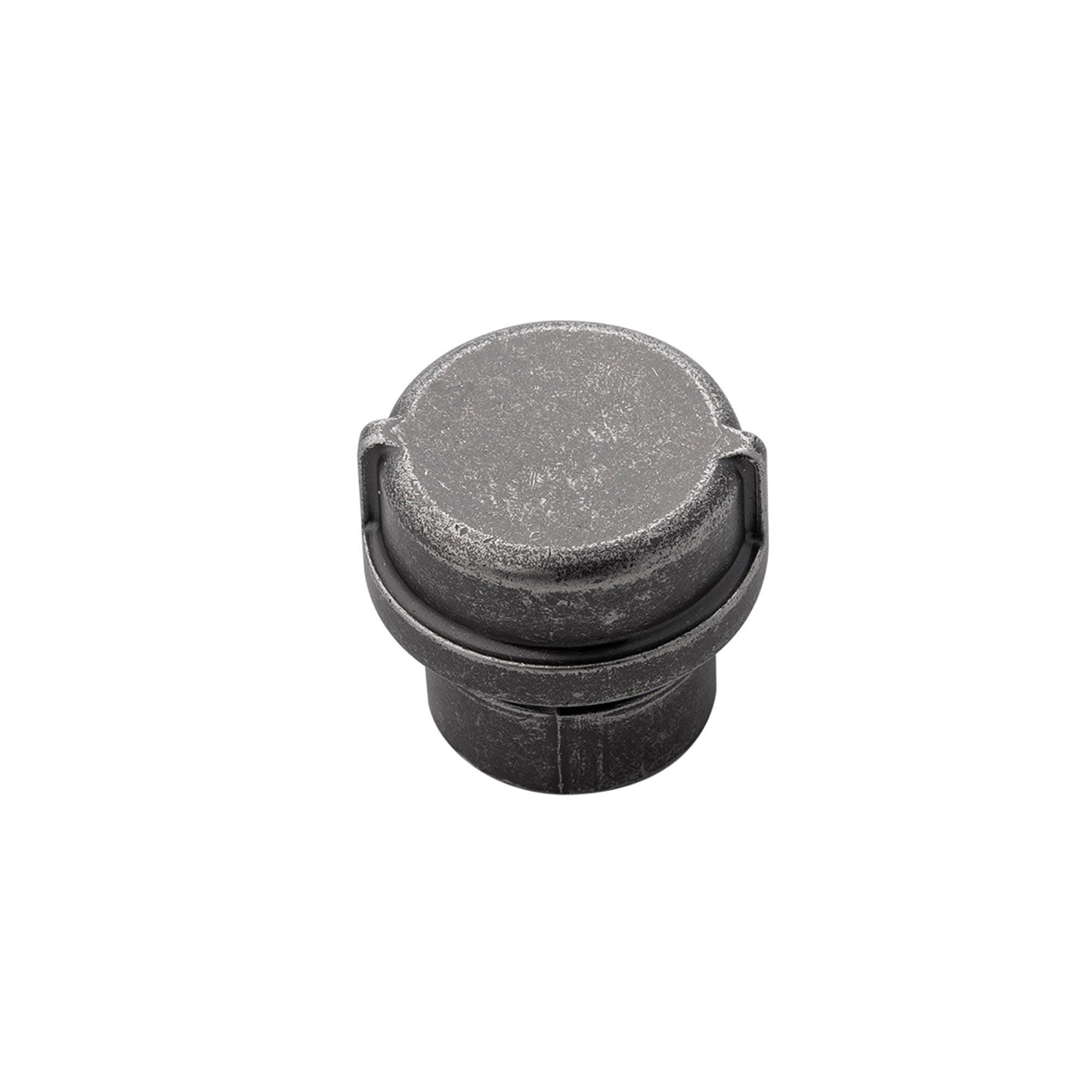 Pipeline 1-1/4" Dia Blacked Nickel Vibed Knob
