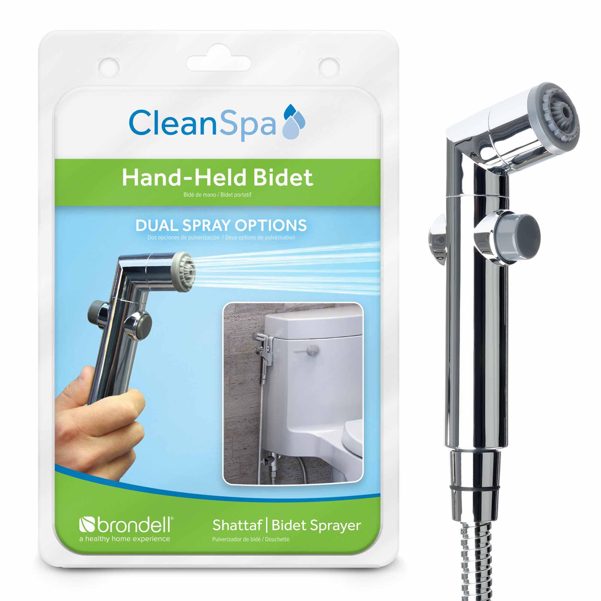 Pulvérisateur de bidet manuel CleanSpa avec 2 options
