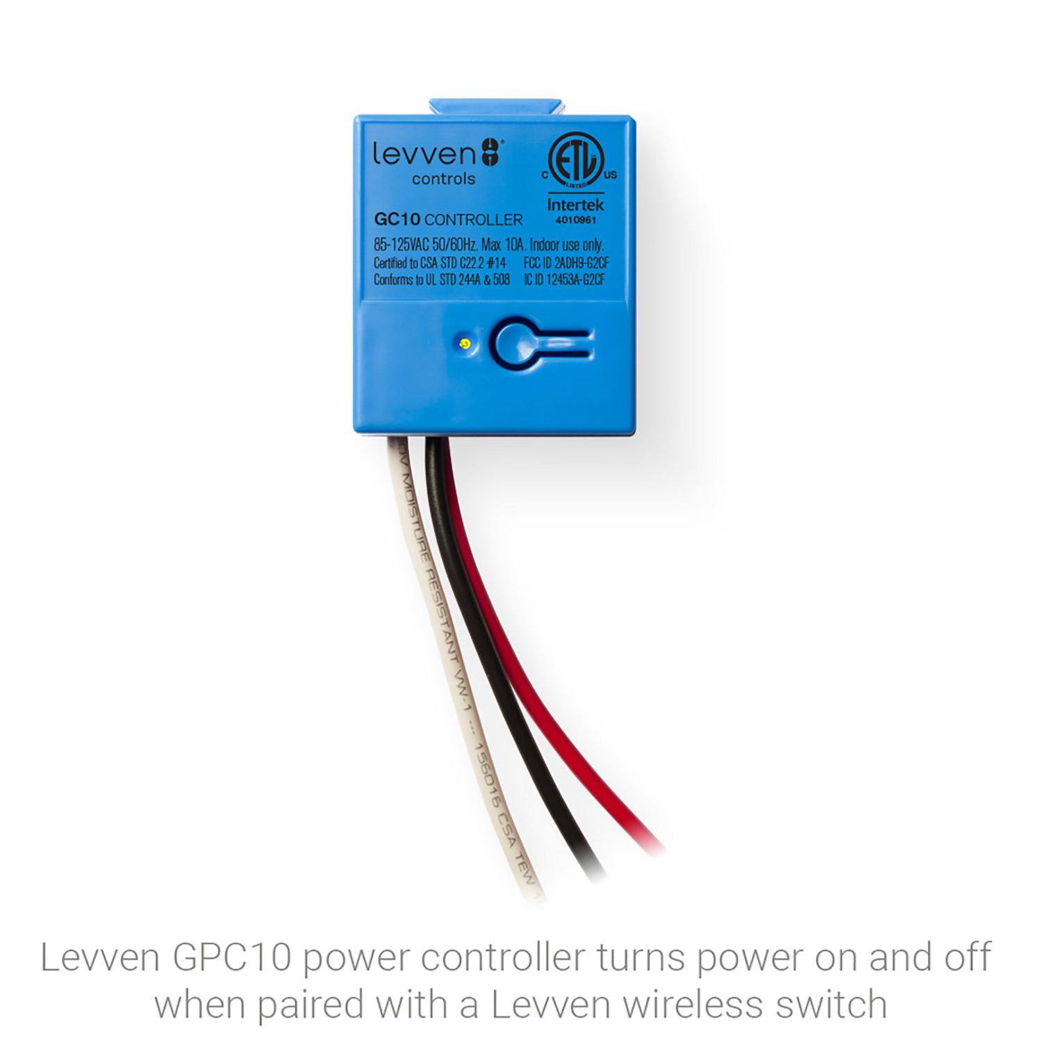 Levven 10A On And Off Power Controller For Wireless Switches
