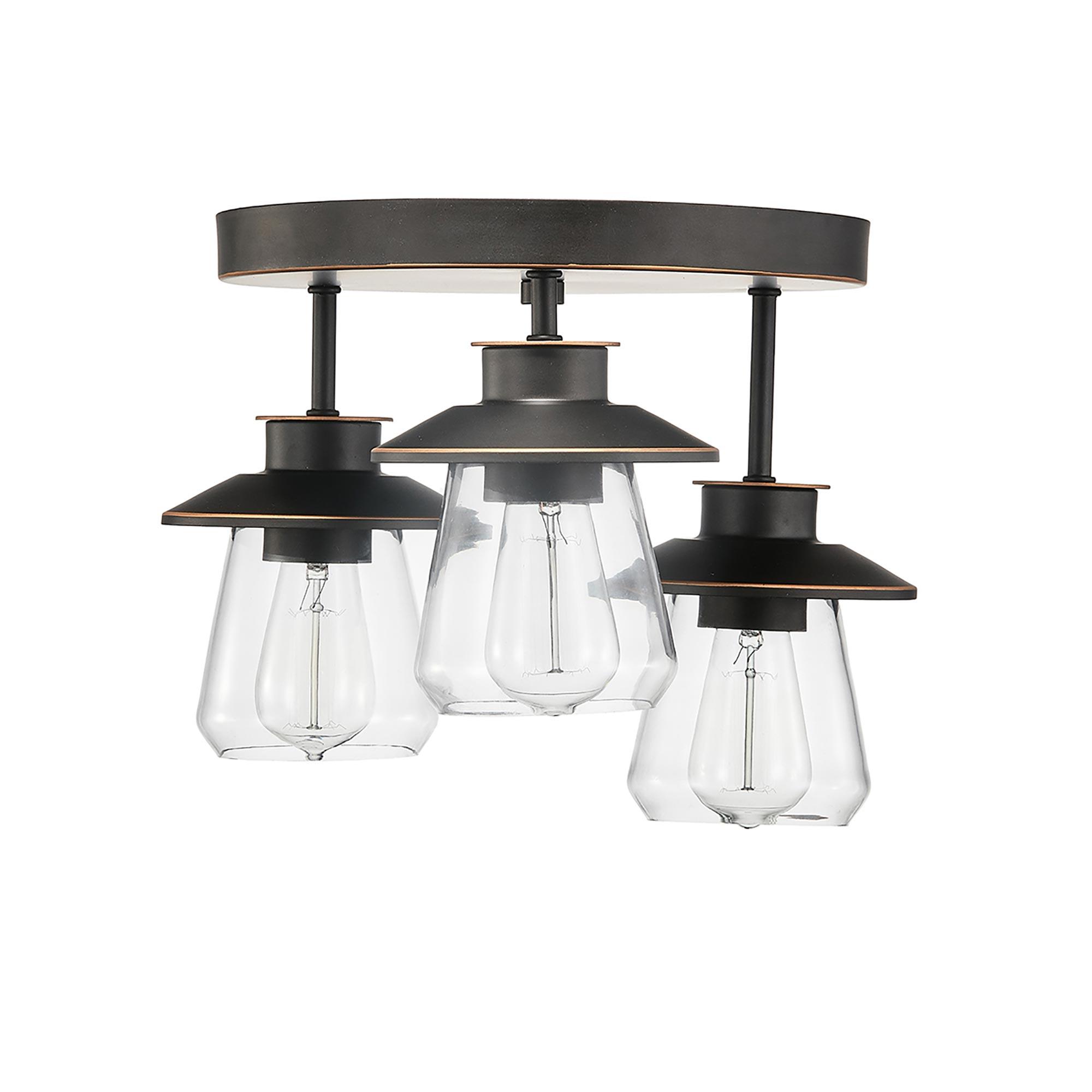 Luminaire semi-encastré à 3 lumières Nate