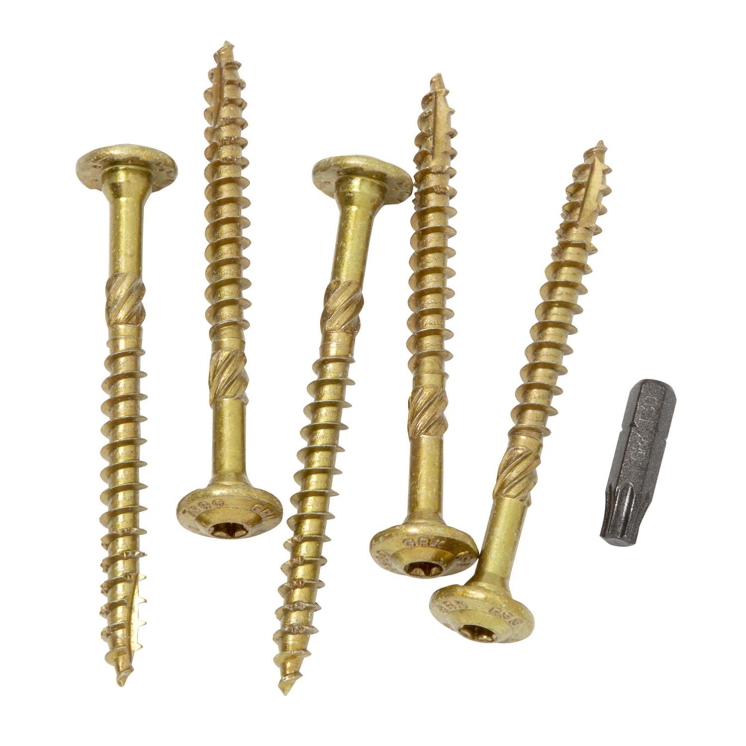 5/16 x 3-1/8" Rugged Structural Screws Handy Pak -100/Pack