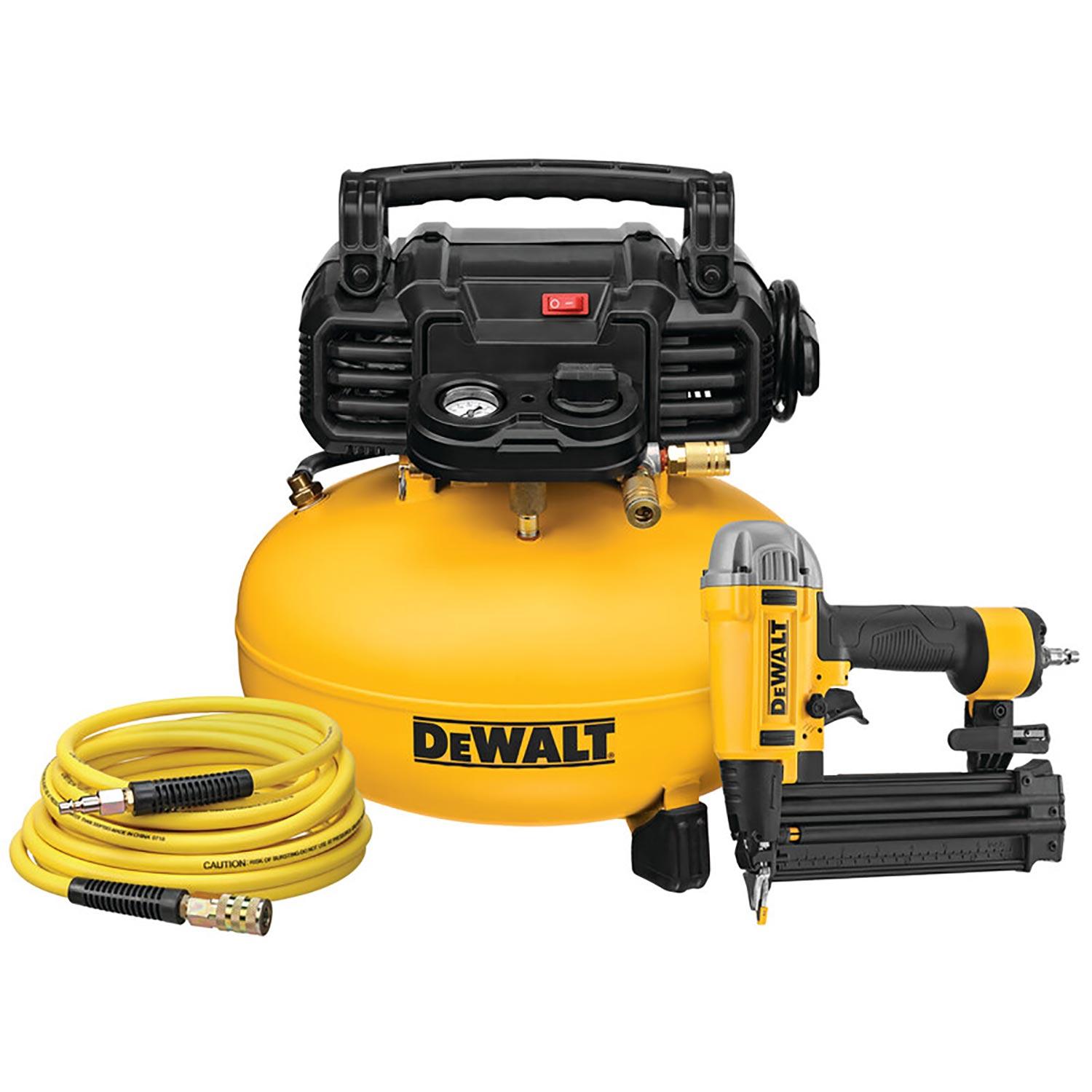 Ensemble combiné cloueur et compresseur Dewalt