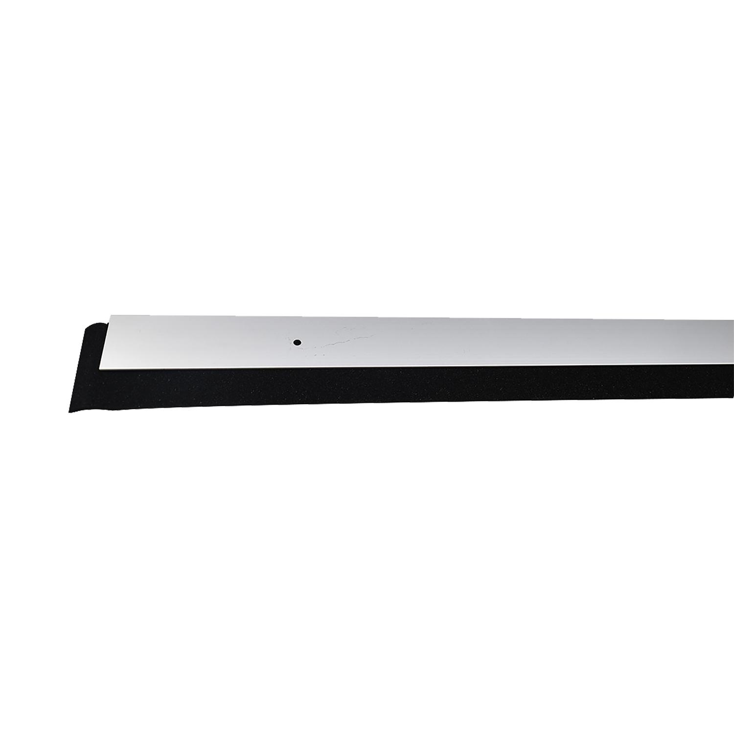 Bas de porte aluminium à insert néoprène 36" - argenté