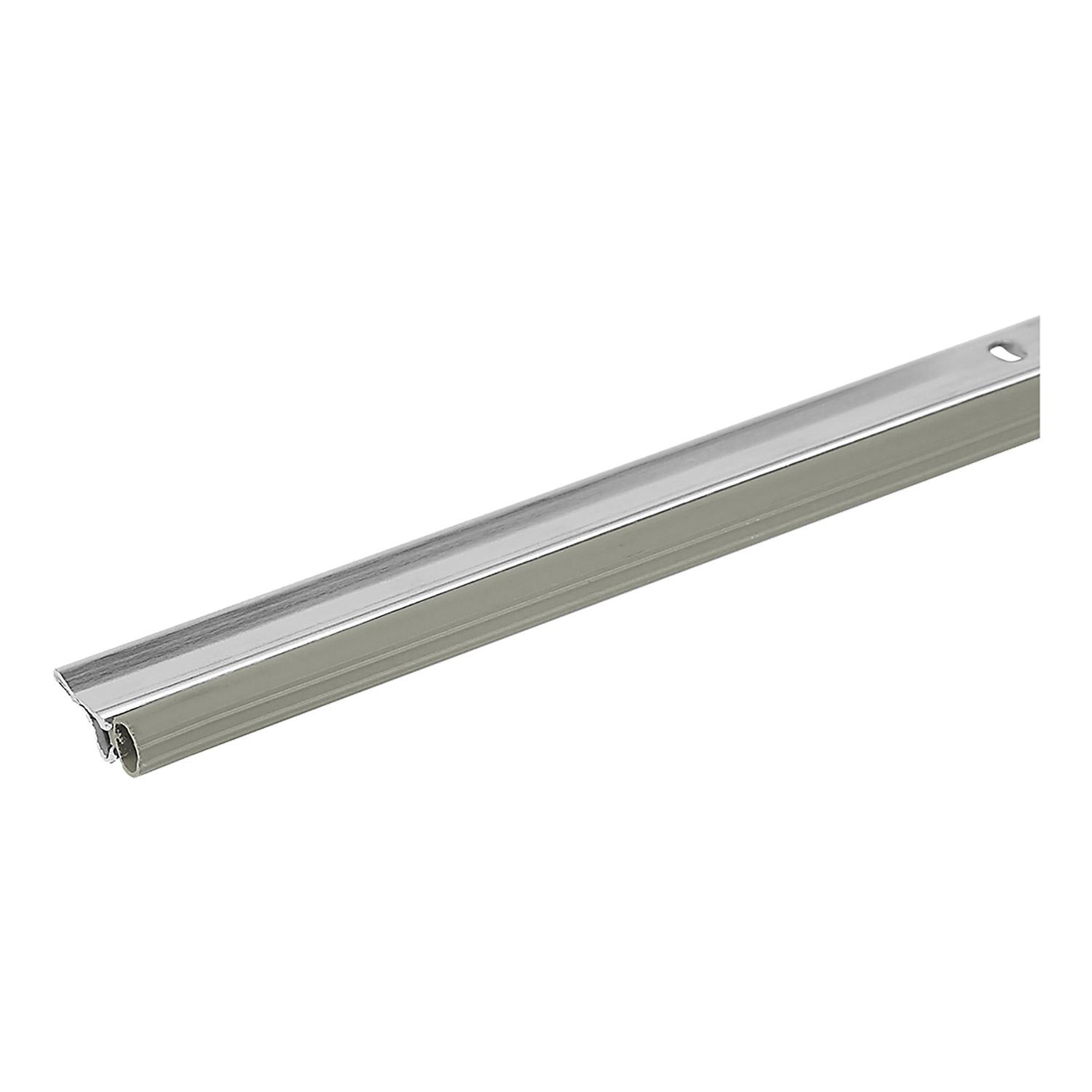 Cadre de porte alu à compression, insert vinyle 36" - Gris