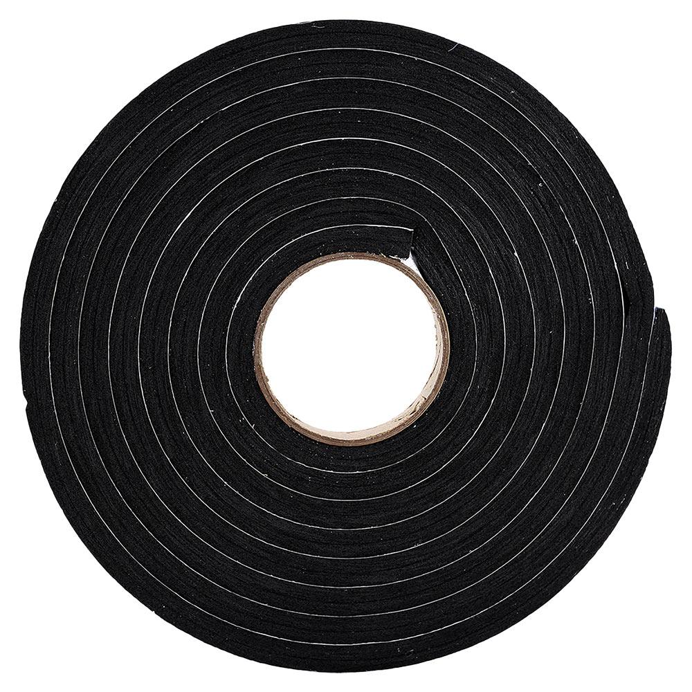 Ruban de mousse isolante 10' - Noir
