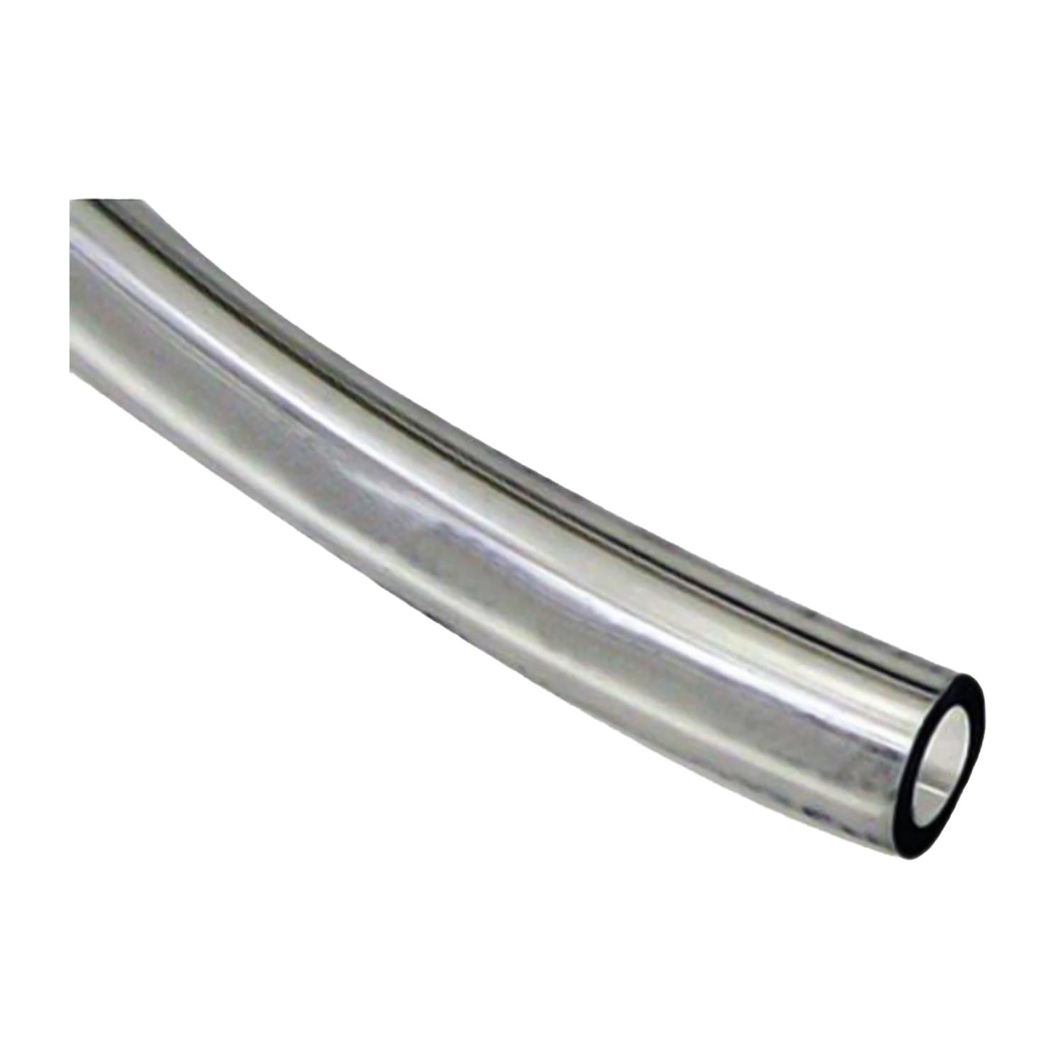 Tuyau en vinyle transparent précoupé 3/8 x 1/4 po x 20 pi
