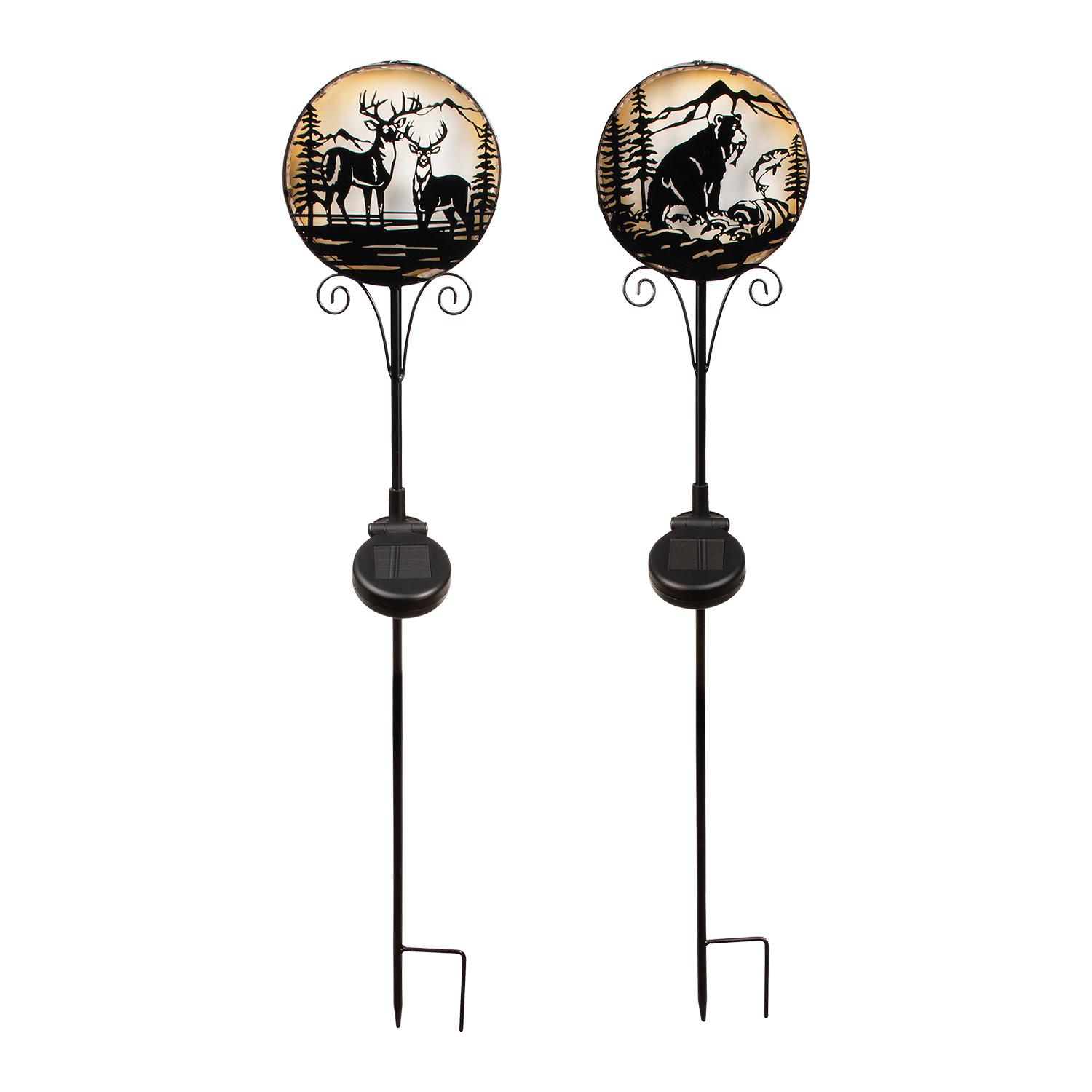 Solar 30" Rustic Animal Silhouette Stake Light