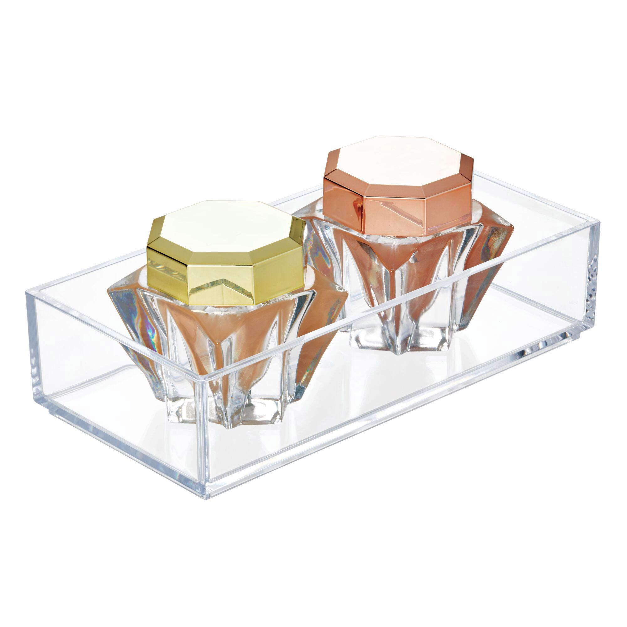 Organisateur cosmétique Clarity 4 x 8 x 2