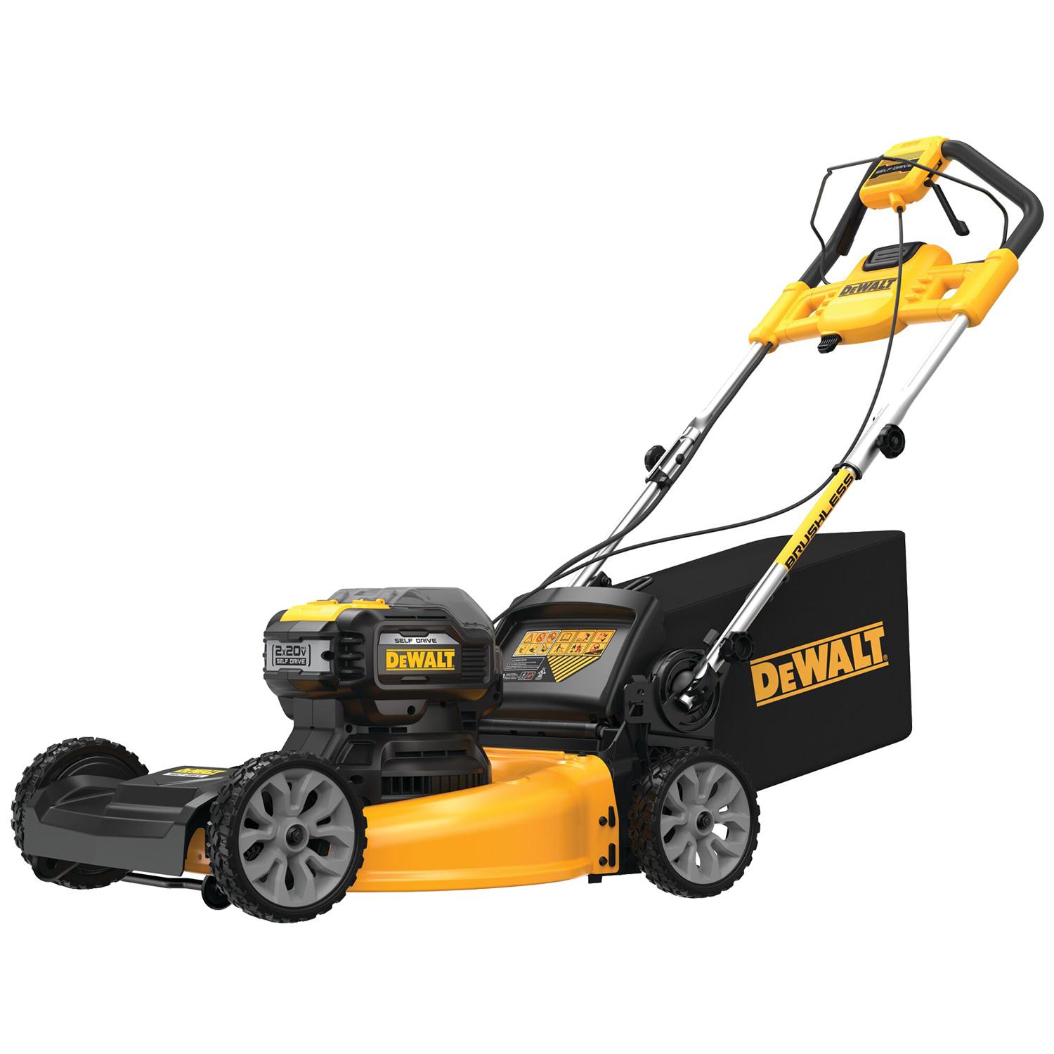 Dewalt 2X20V 21.5" FWD Lawn Mower with two 10 Ah Batteries