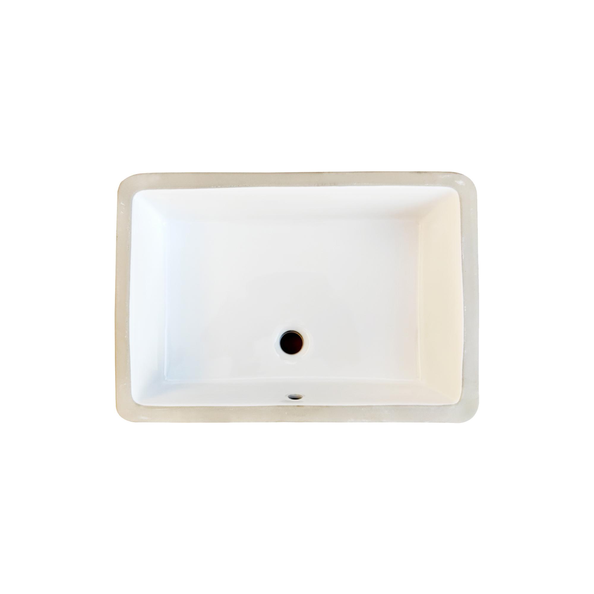 Lavabo encastré Atlanta 22,2 x 15,5 x 7 po