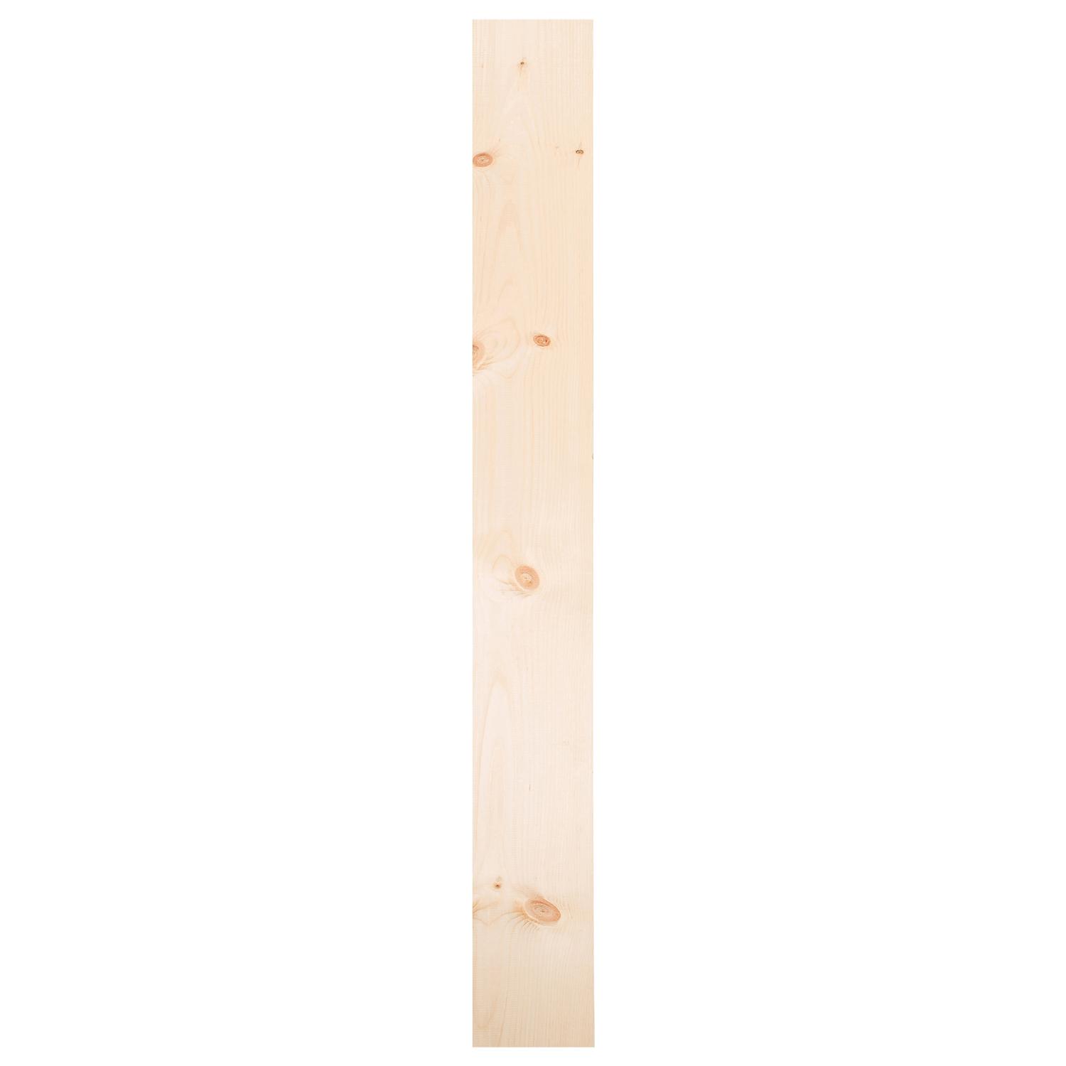 Tablette 6 pi Live Edge en pin blanc