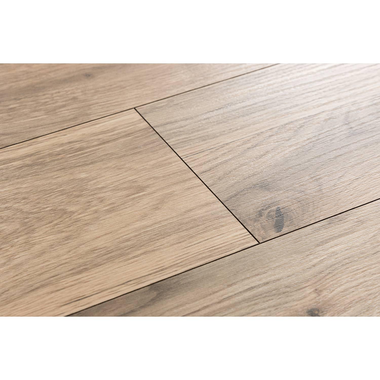 12mm Barrel Oak H2O Resist Pad Attached Laminate 17.24 SqFt.