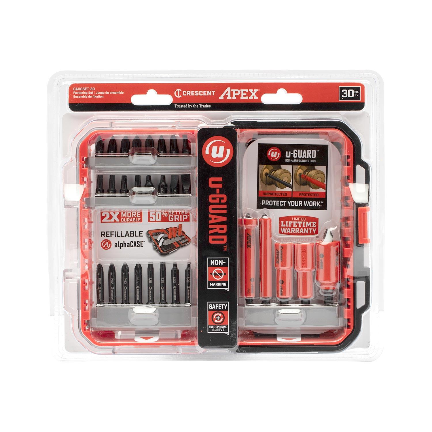 Ensemble de fixation uGuard AlphaCASE 30 pièces