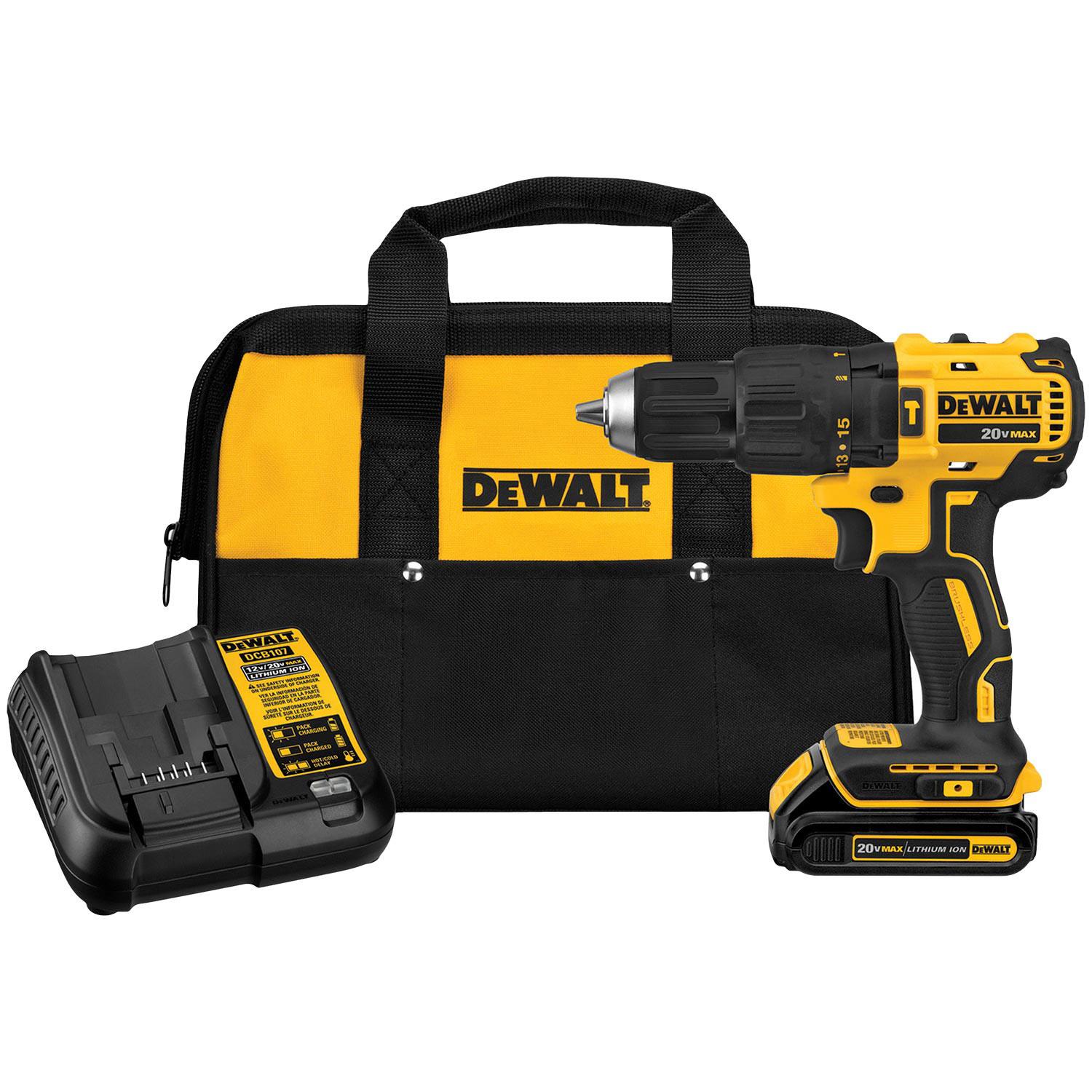 Perceuse à chocs Dewalt 20 V 1/2 po avec ensemble de batteri