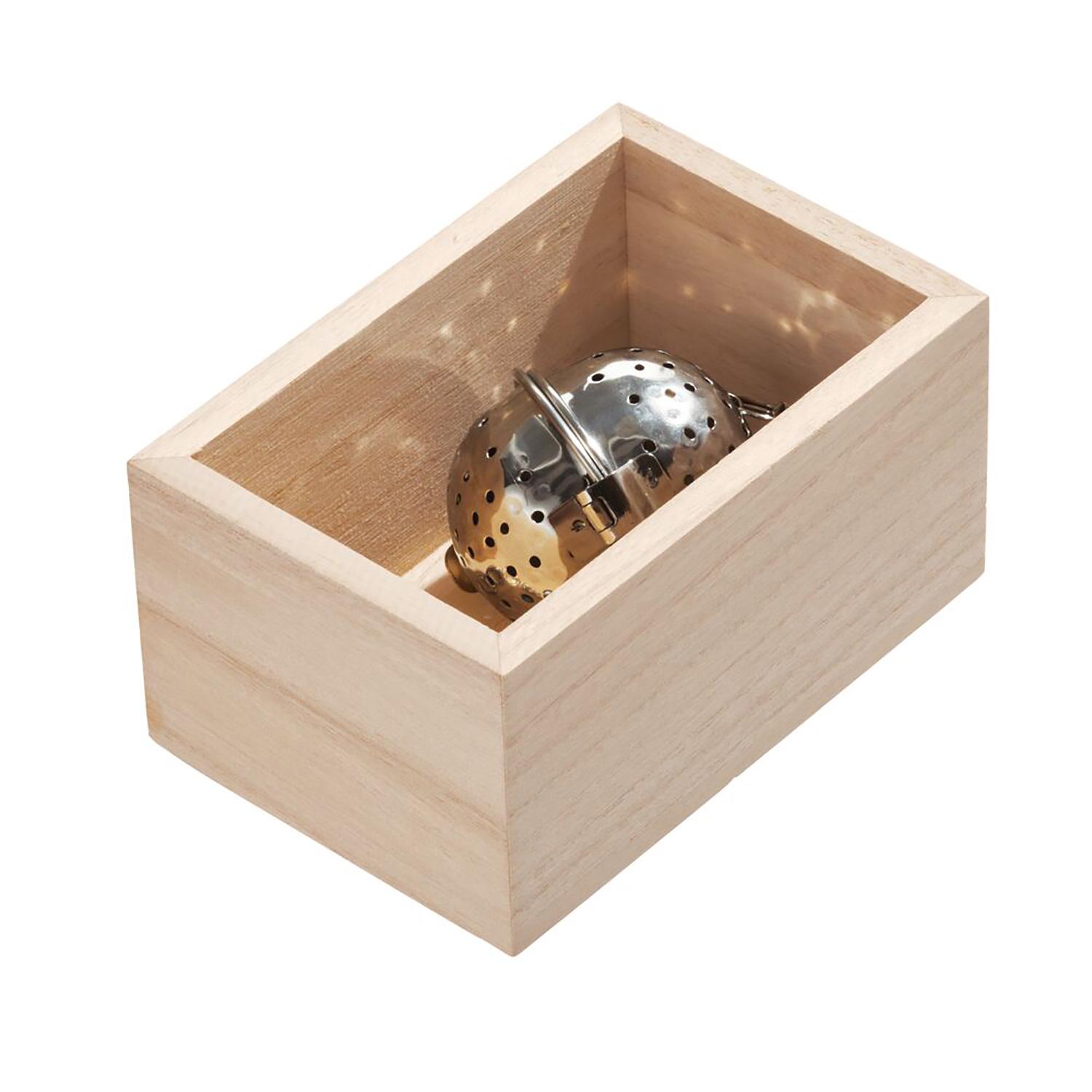 Organisateur de tiroir en bois 5 x 3,38 x 2,75 po
