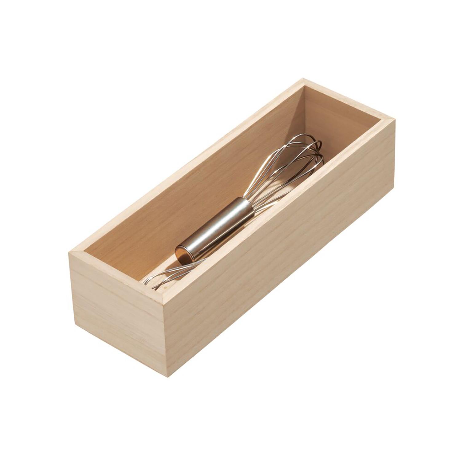 Organisateur de tiroir en bois 10 x 3,75 x 2,75 po