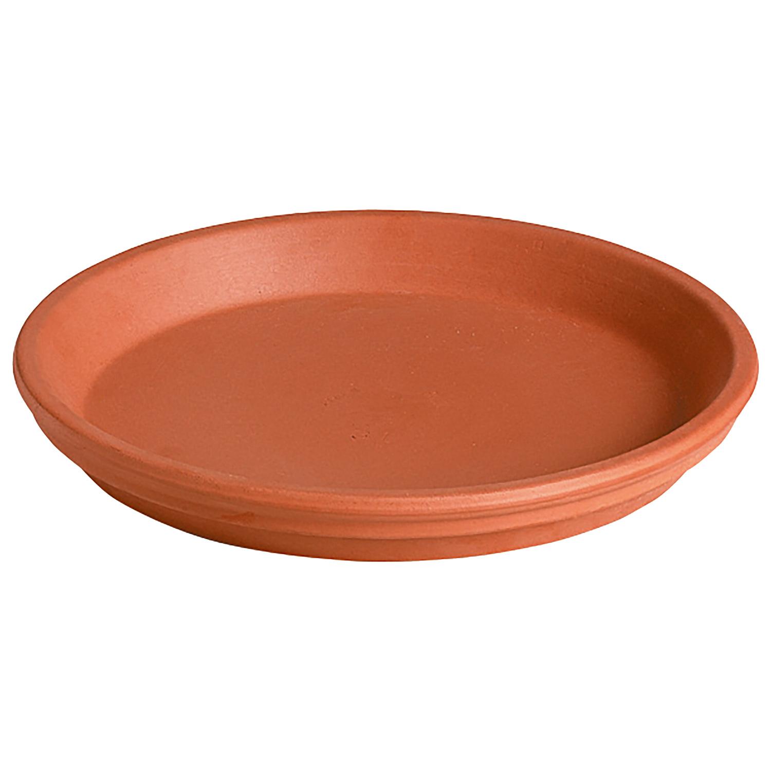 Soucoupe d'argile en terre cuite 9 po