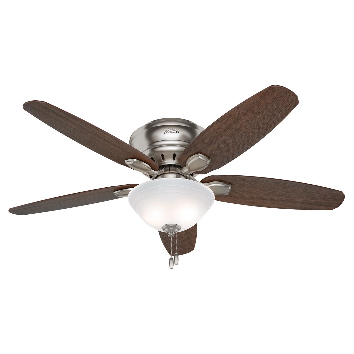 Ventilateur de plafond 52 po Fremont, nickel brossé