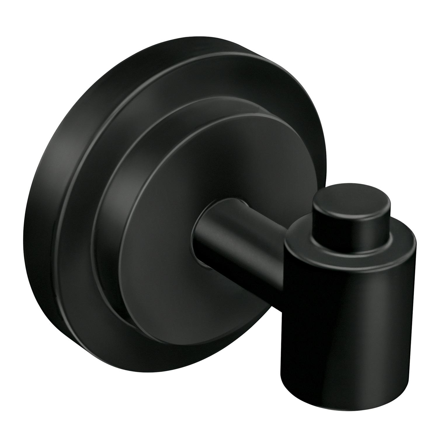 Iso Single Robe Hook-Matte Black