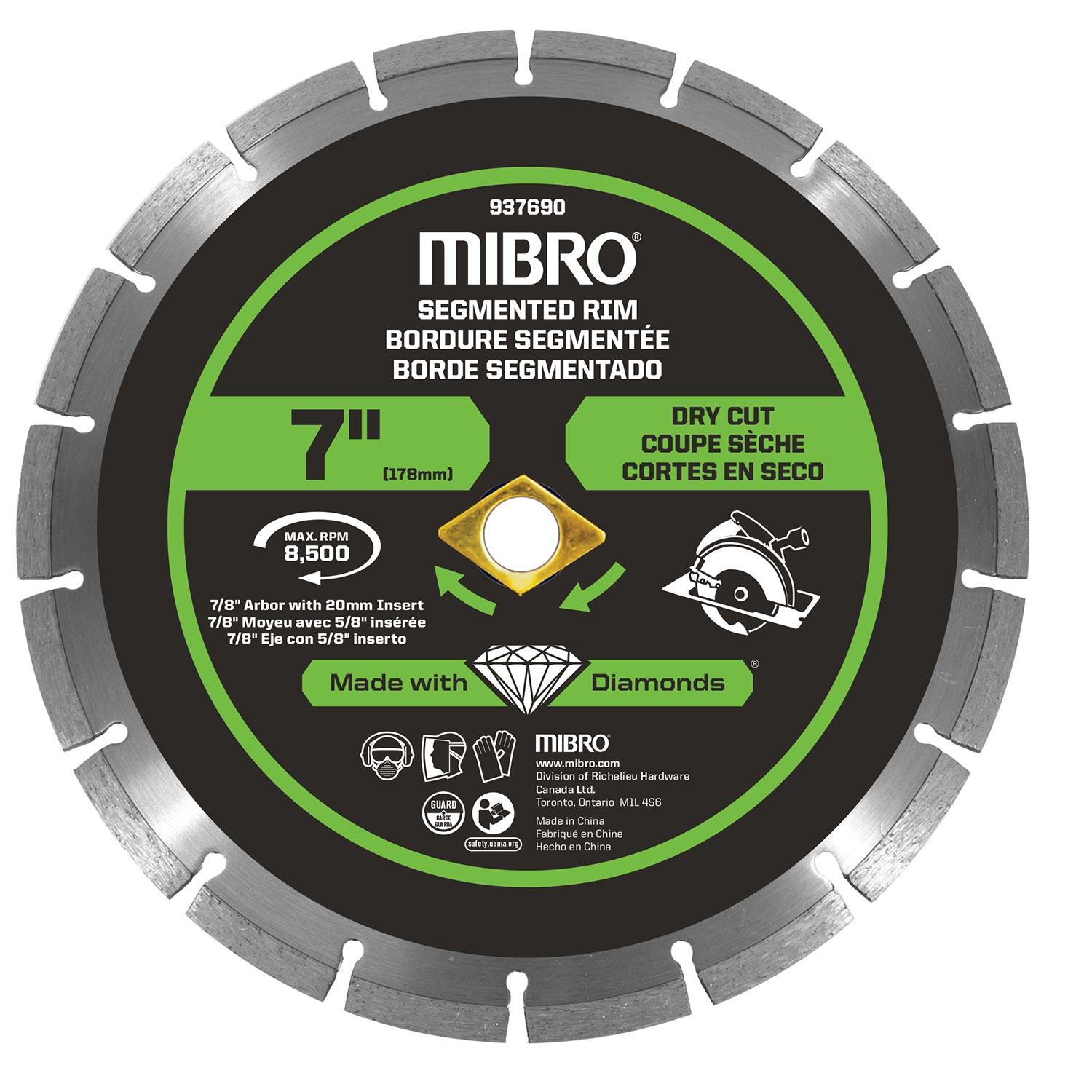 7" Segmented SVS Diamond Blade