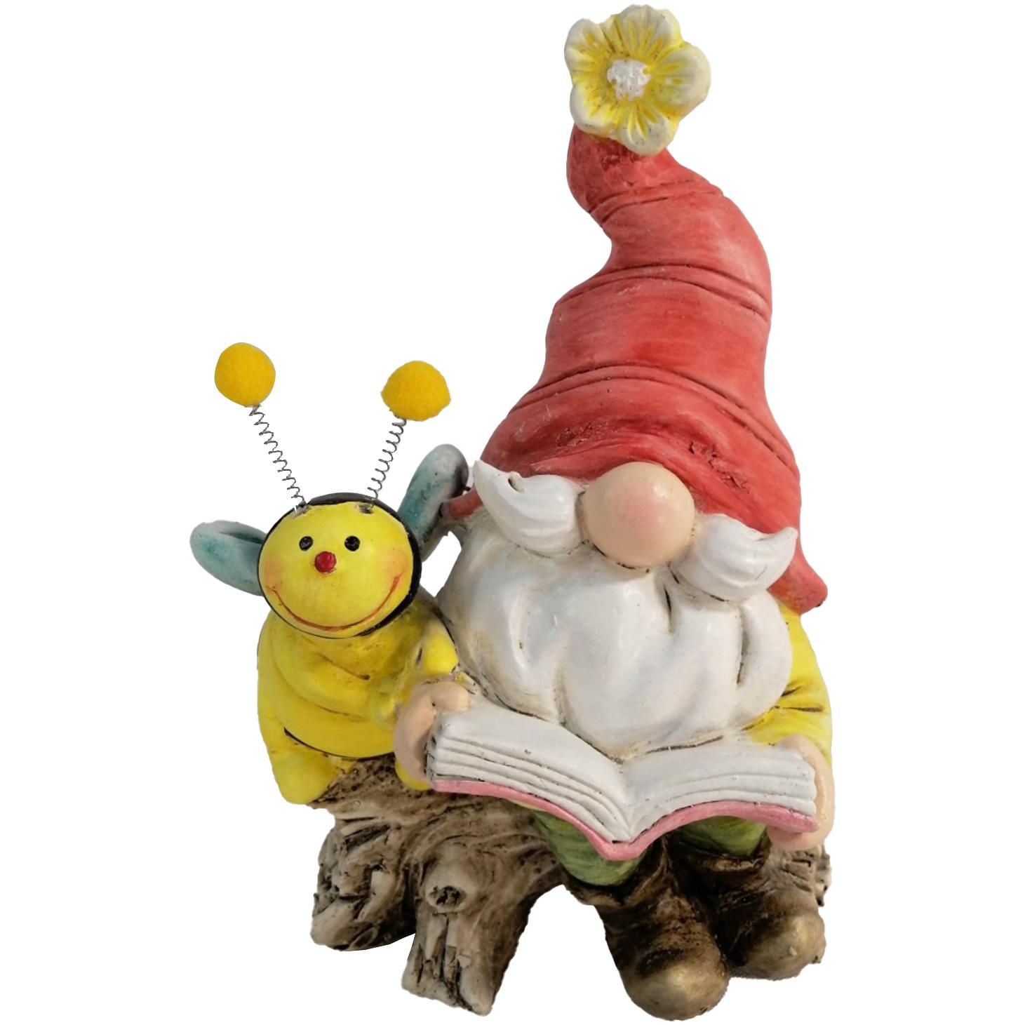 Gnome With Bee Statue