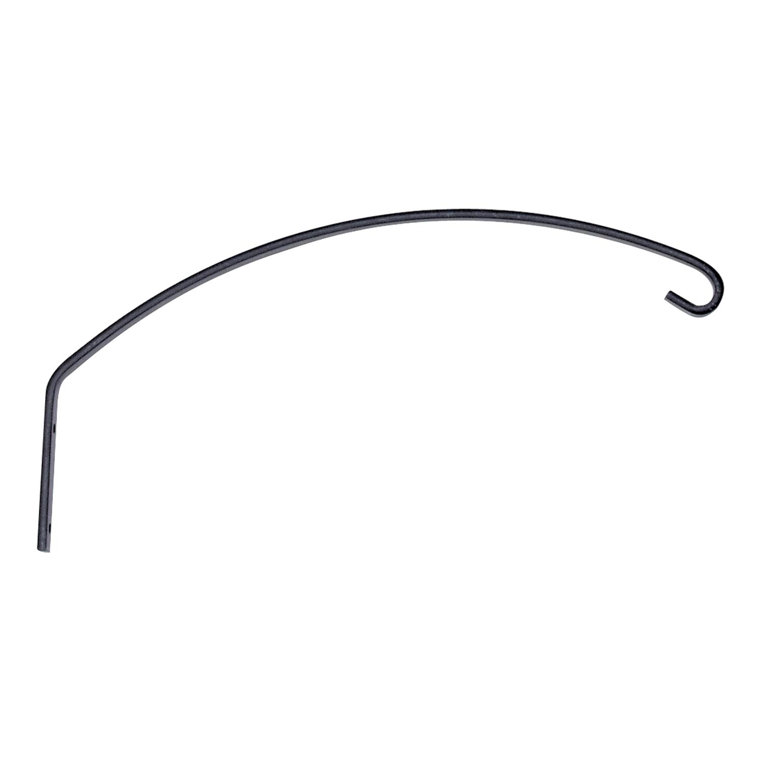 12" Black Contemporary Hook