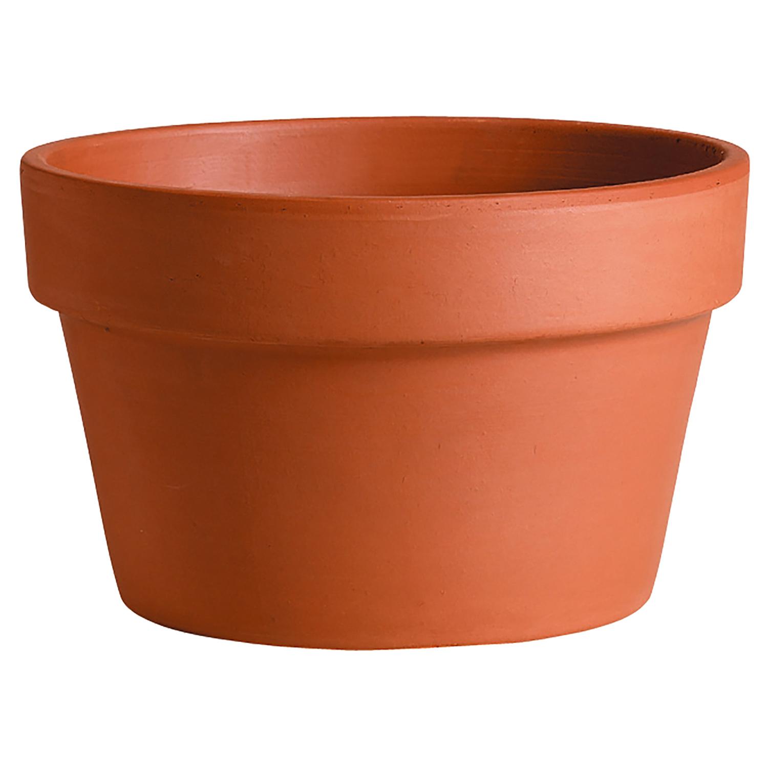 6-3/4" Terra Cotta Clay Orchid Pot