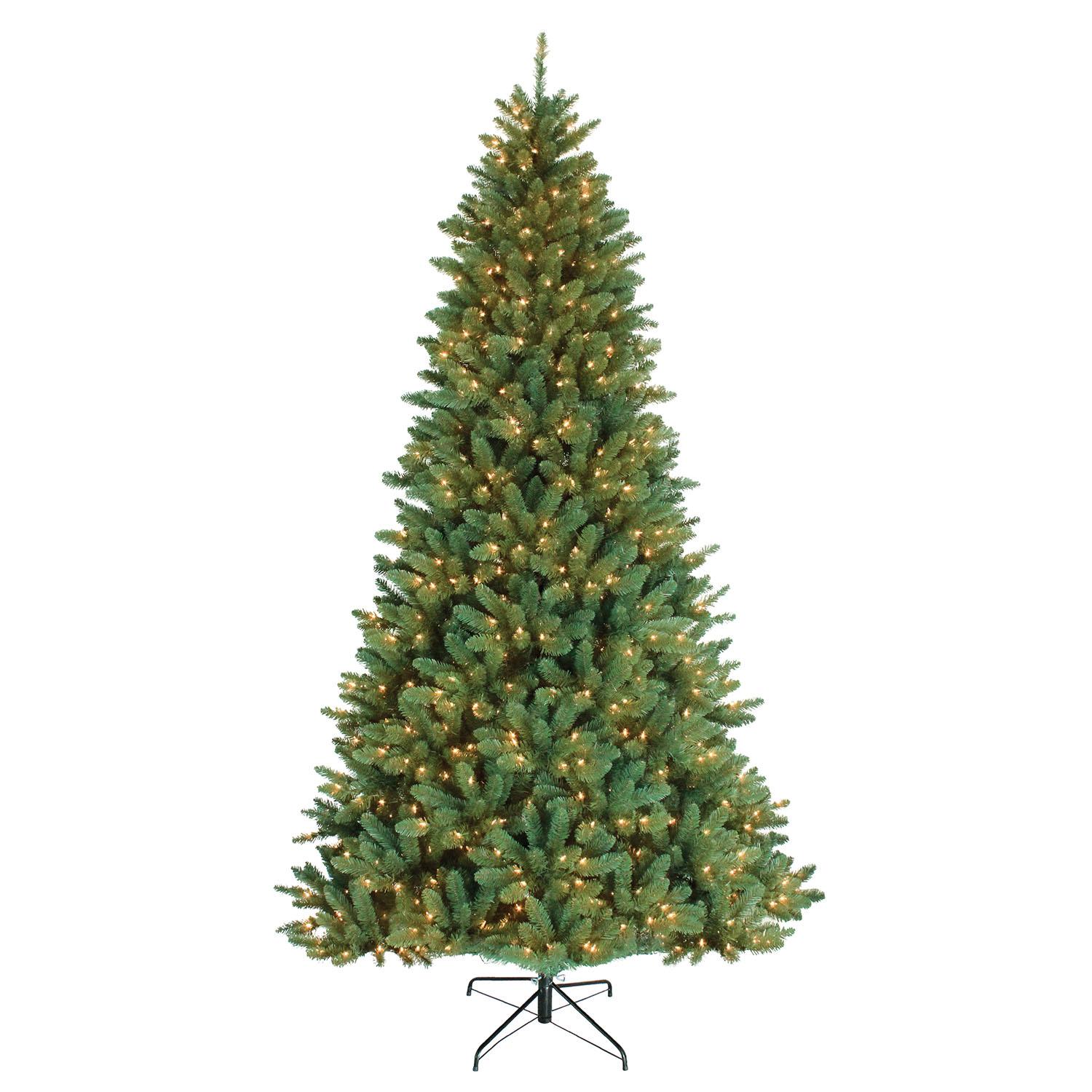 Arbre Tremblant 9 pi avec 900 lumières blanc chaud