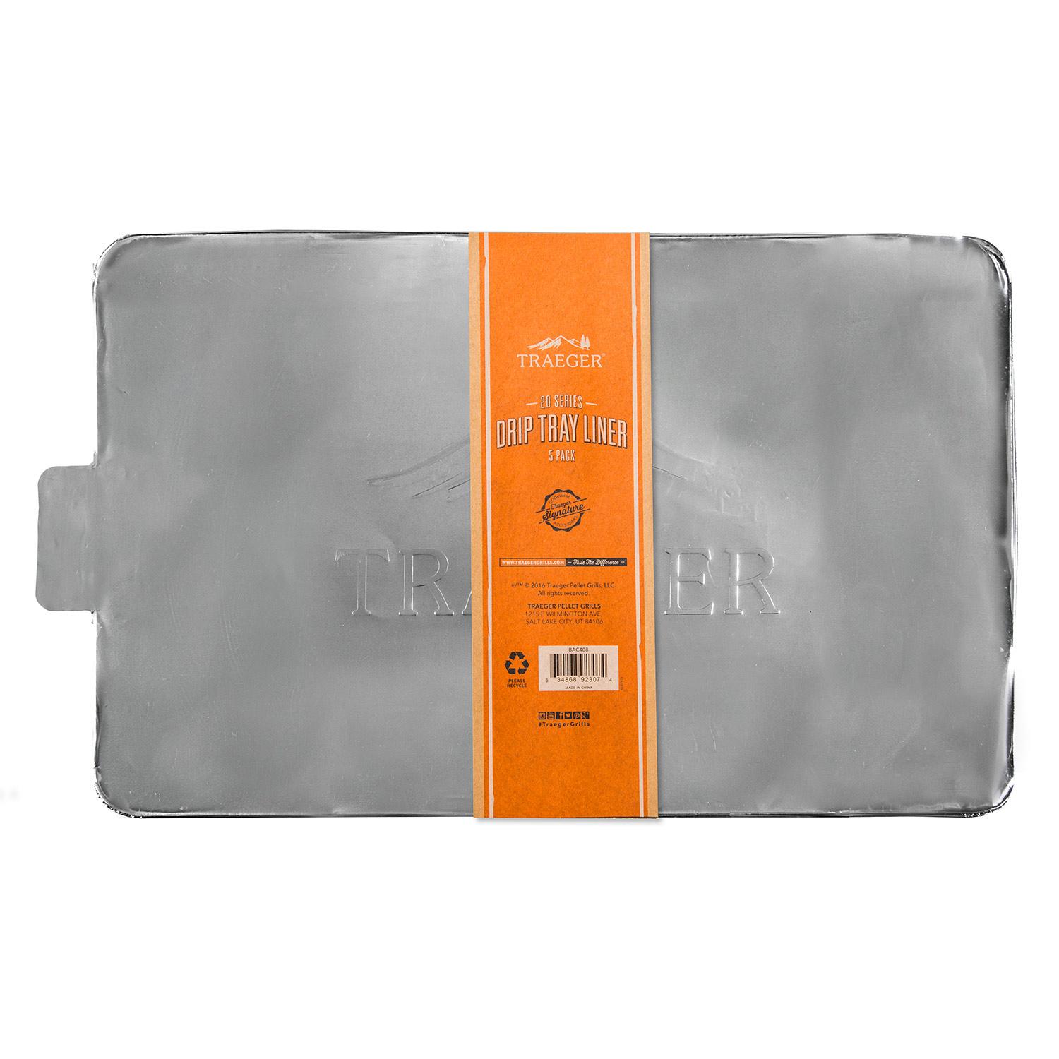 Doublures de plateau d'égouttement Traeger Tailgater, paquet