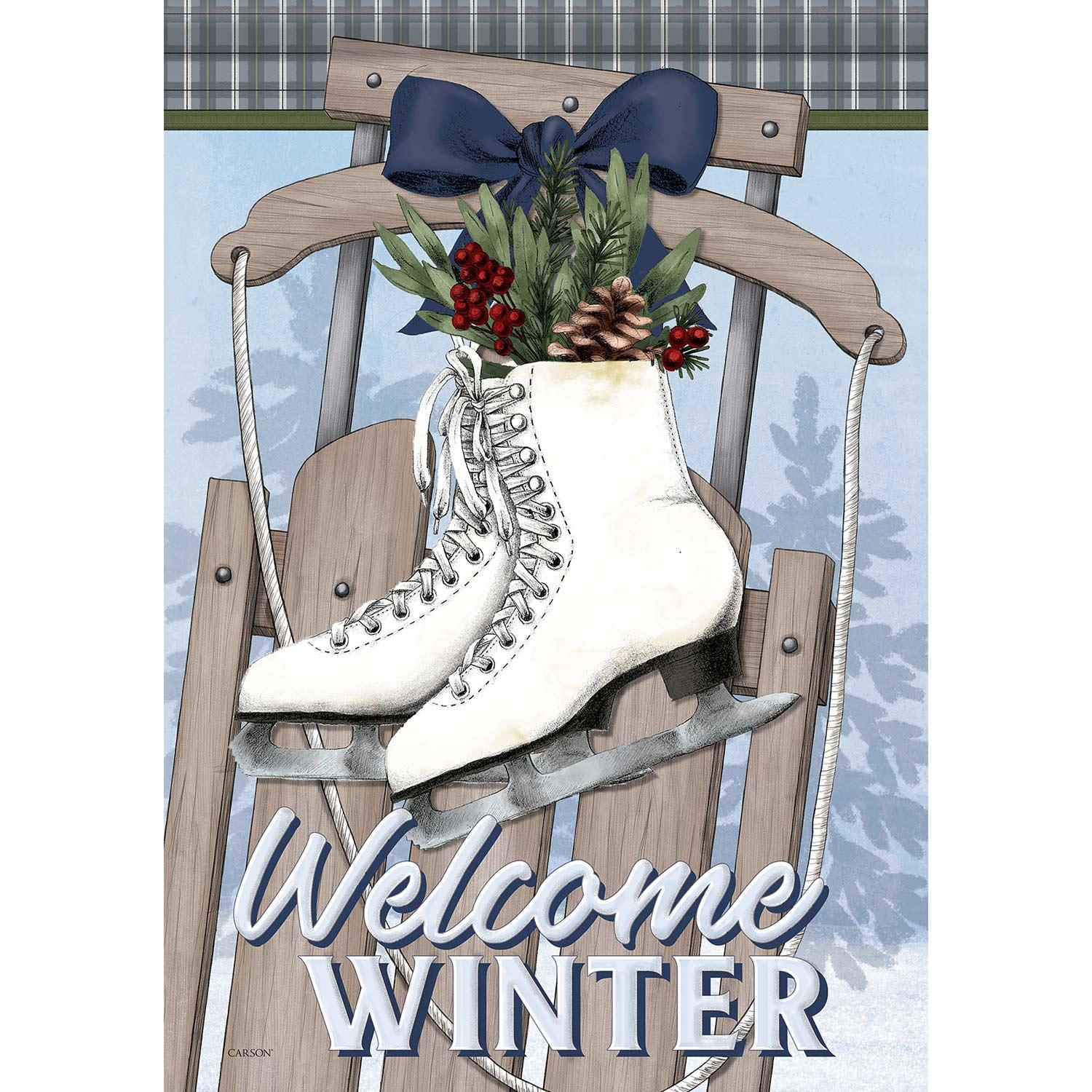 Winter Large Flag Skates For Winter