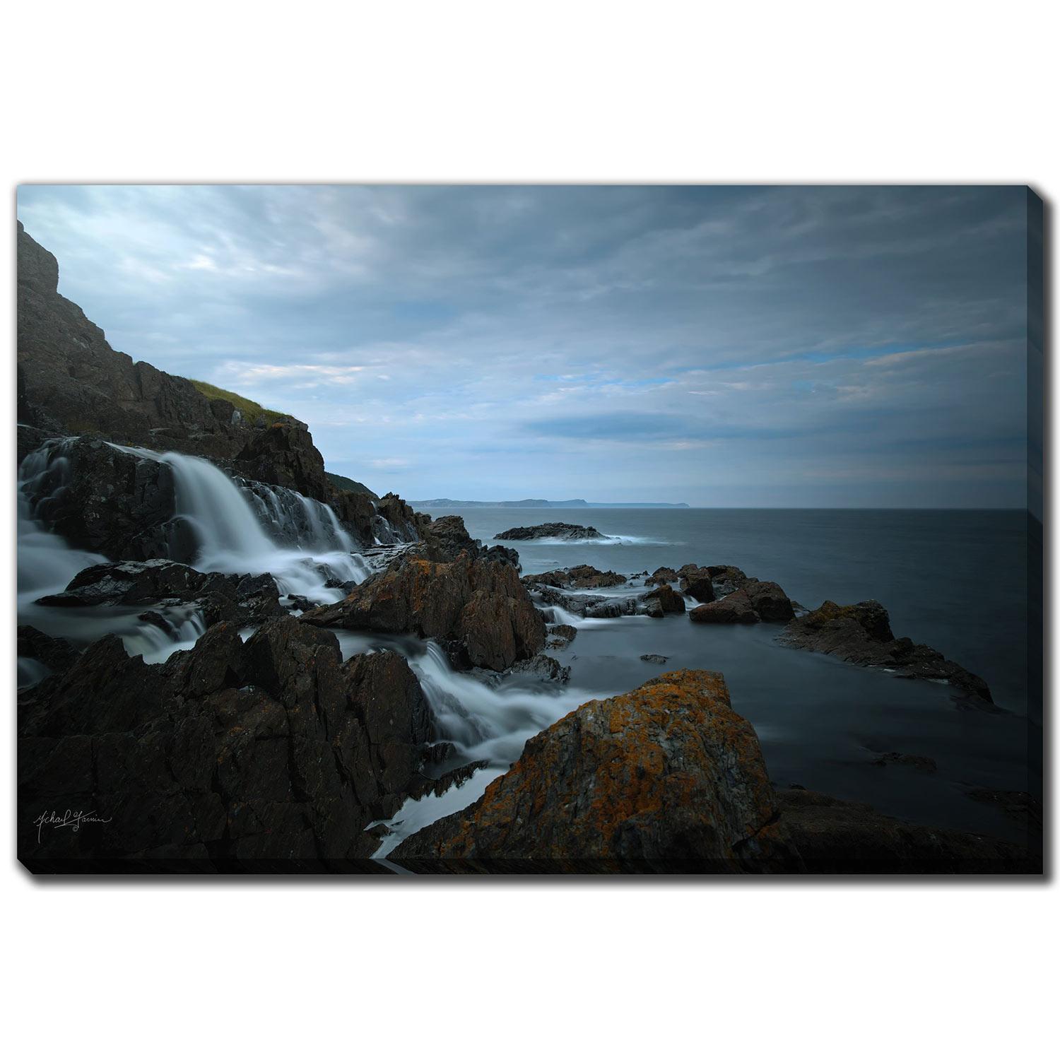 « Falls Ocean Coastline » 38 x 60 po de Michael Garnier