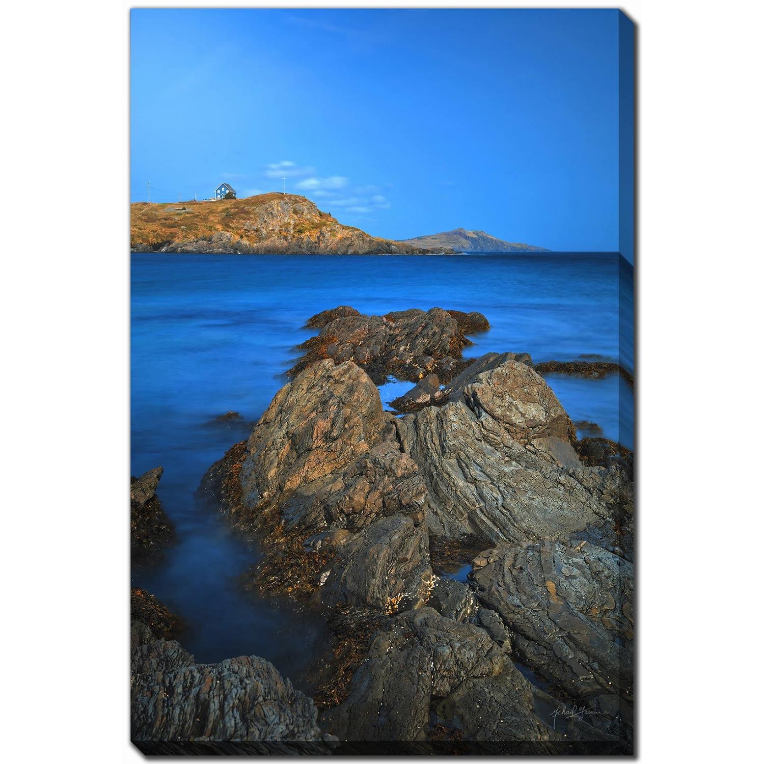 « Hill Range Shoreline Ocean House 3 » 38 x 60 po