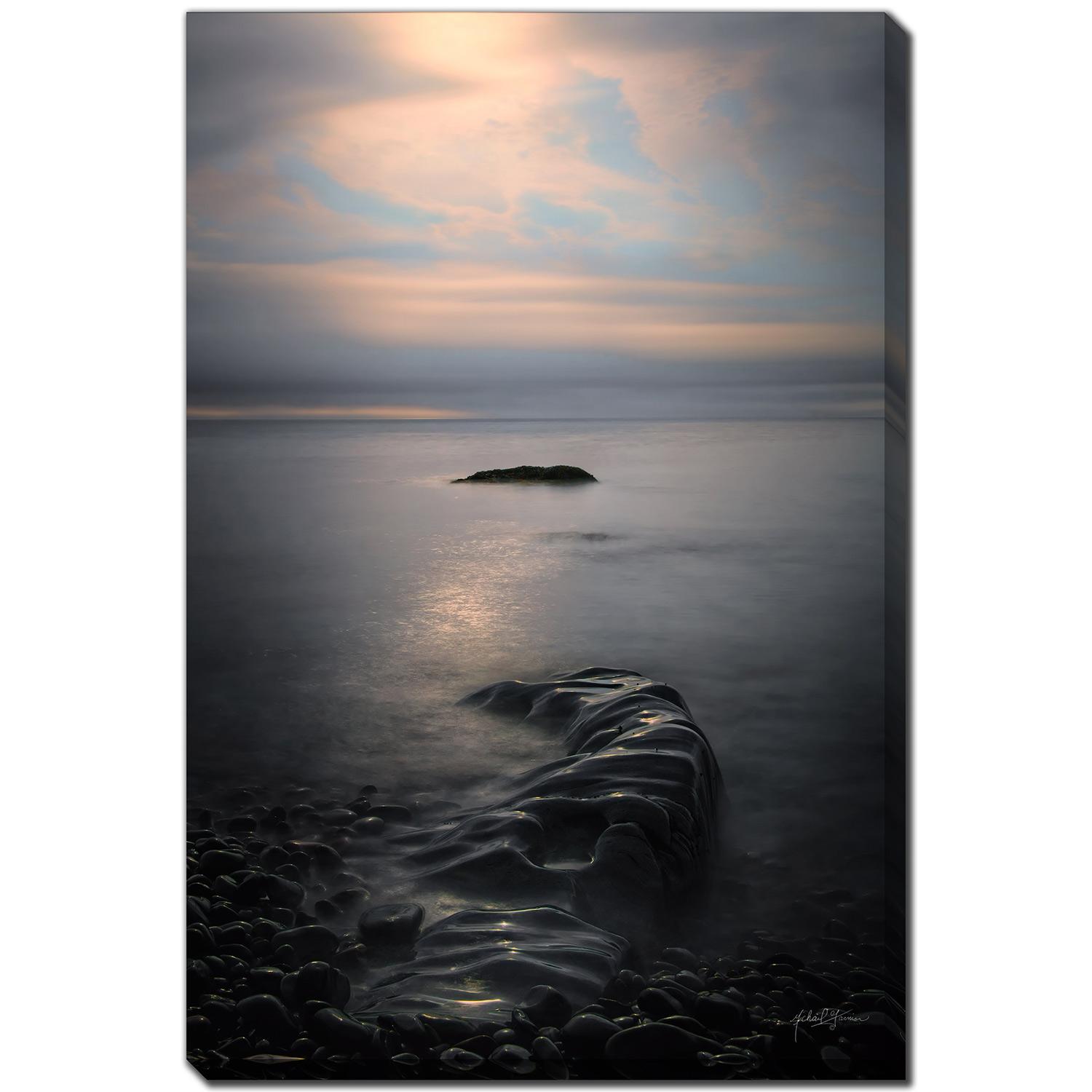 « Silky Rock Silky Ocean » 22 x 28 po de Michael Garnier