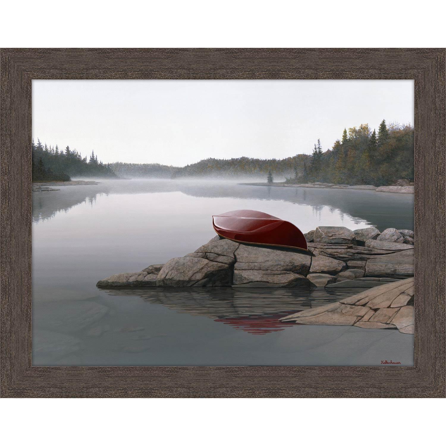 18" x 24" Tipped Canoe By John Kaltenhauser