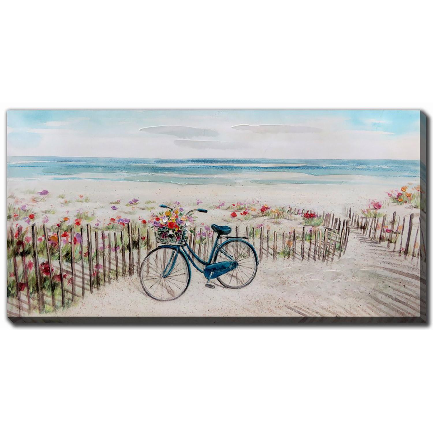 « Bicycle Break » 28 x 55 po