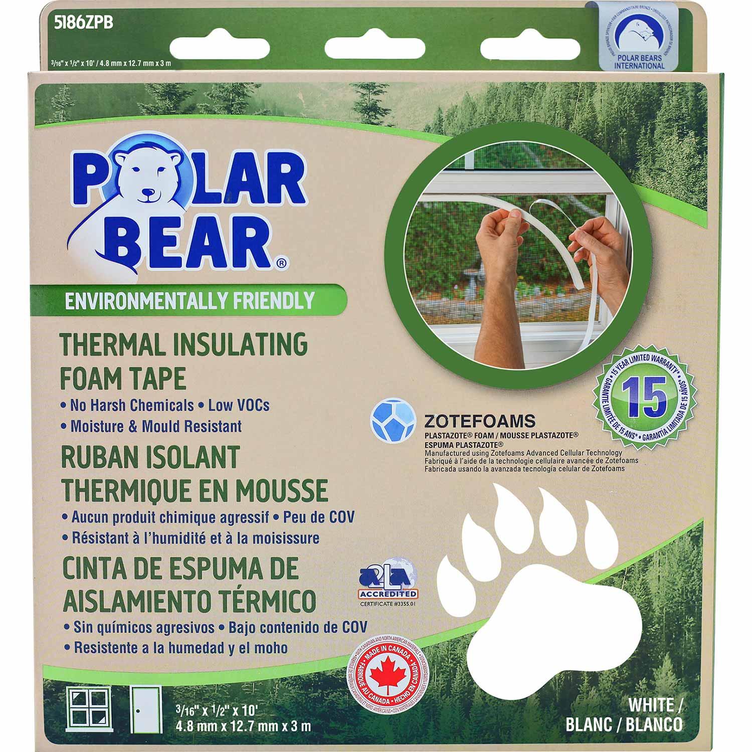 Environmentally Friendly Foam Tape 1/2" x 10'