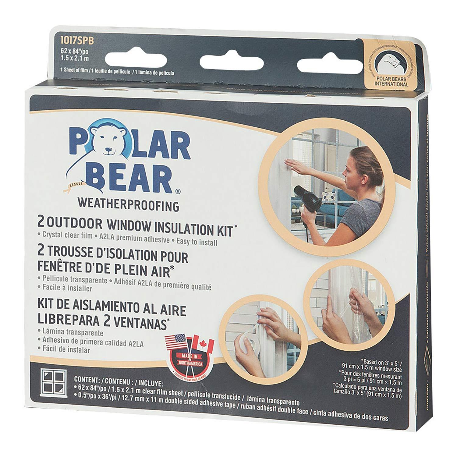 Trousse d'installation de pellicule isolante pour fenêtre 62