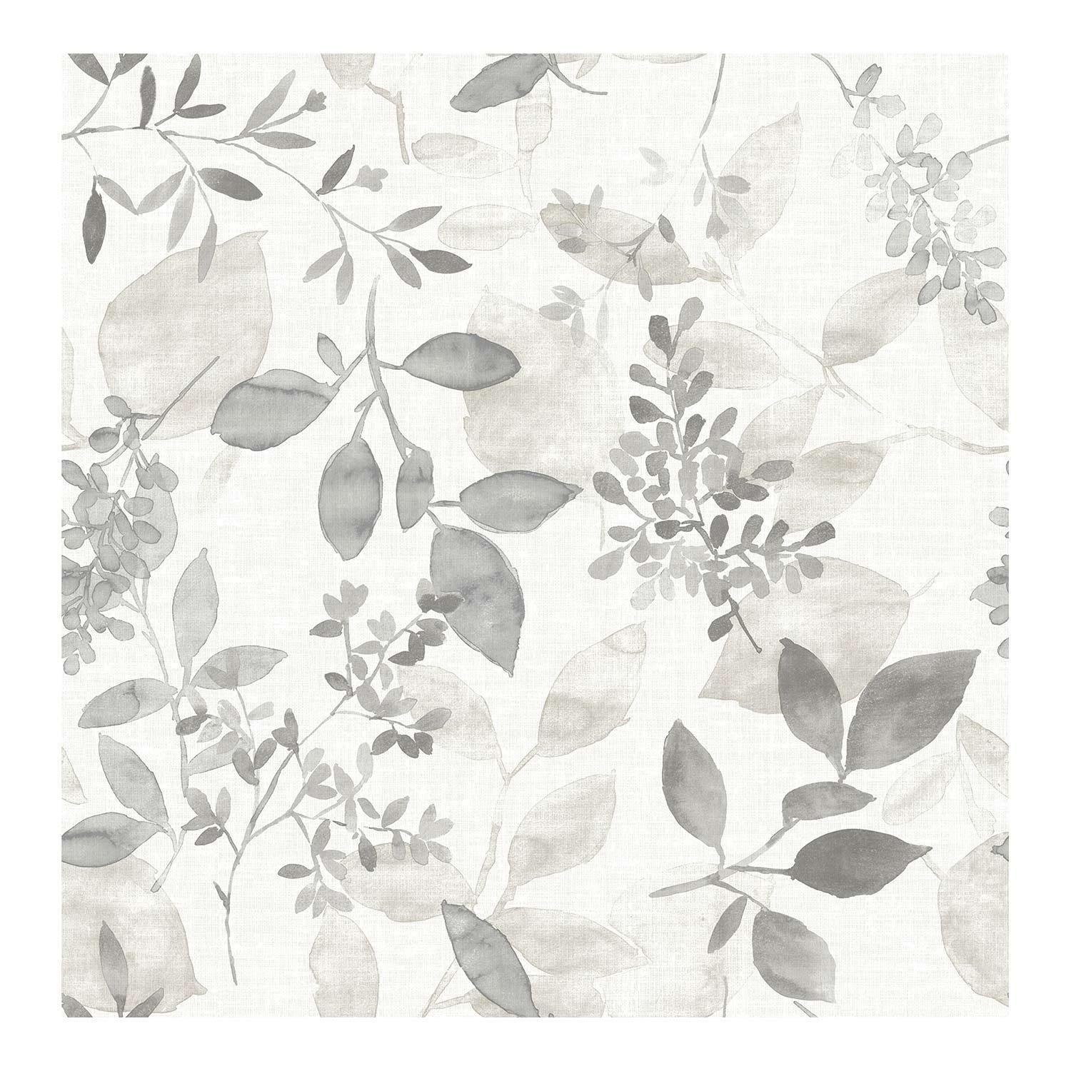 Papier peint autoadhésif Breezy, gris