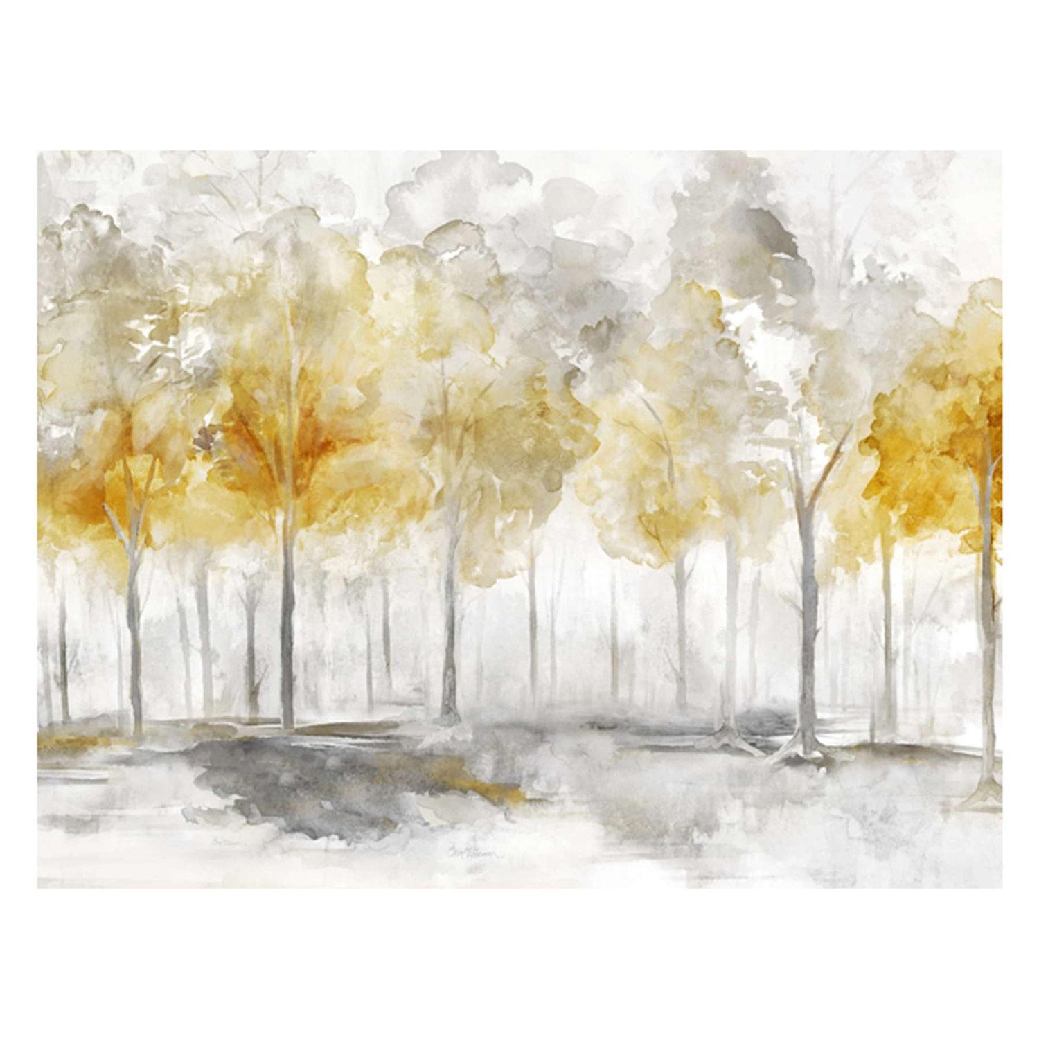 32" x 24" Yellow Trees Canvas Art