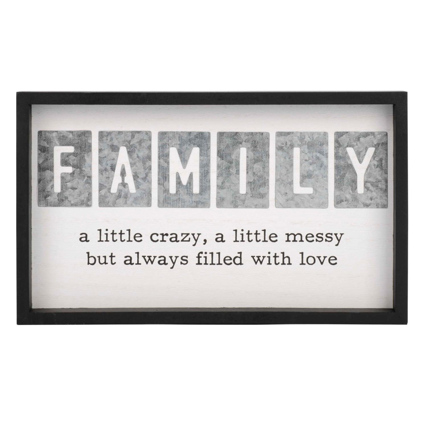 12" x 7" Family Wall Plaque