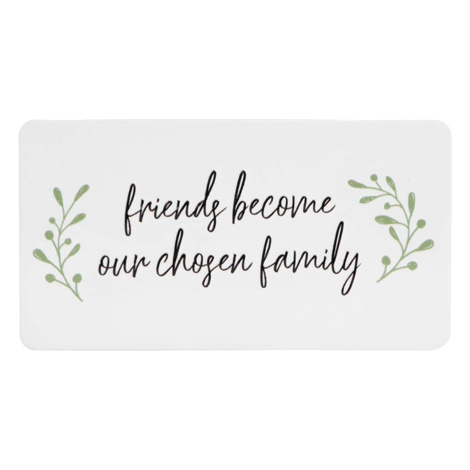 Friends Become Wall Plaque