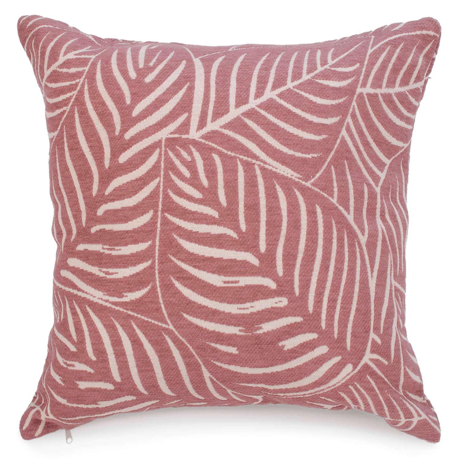 17" x 17" Rust Colored Foliage Cushion