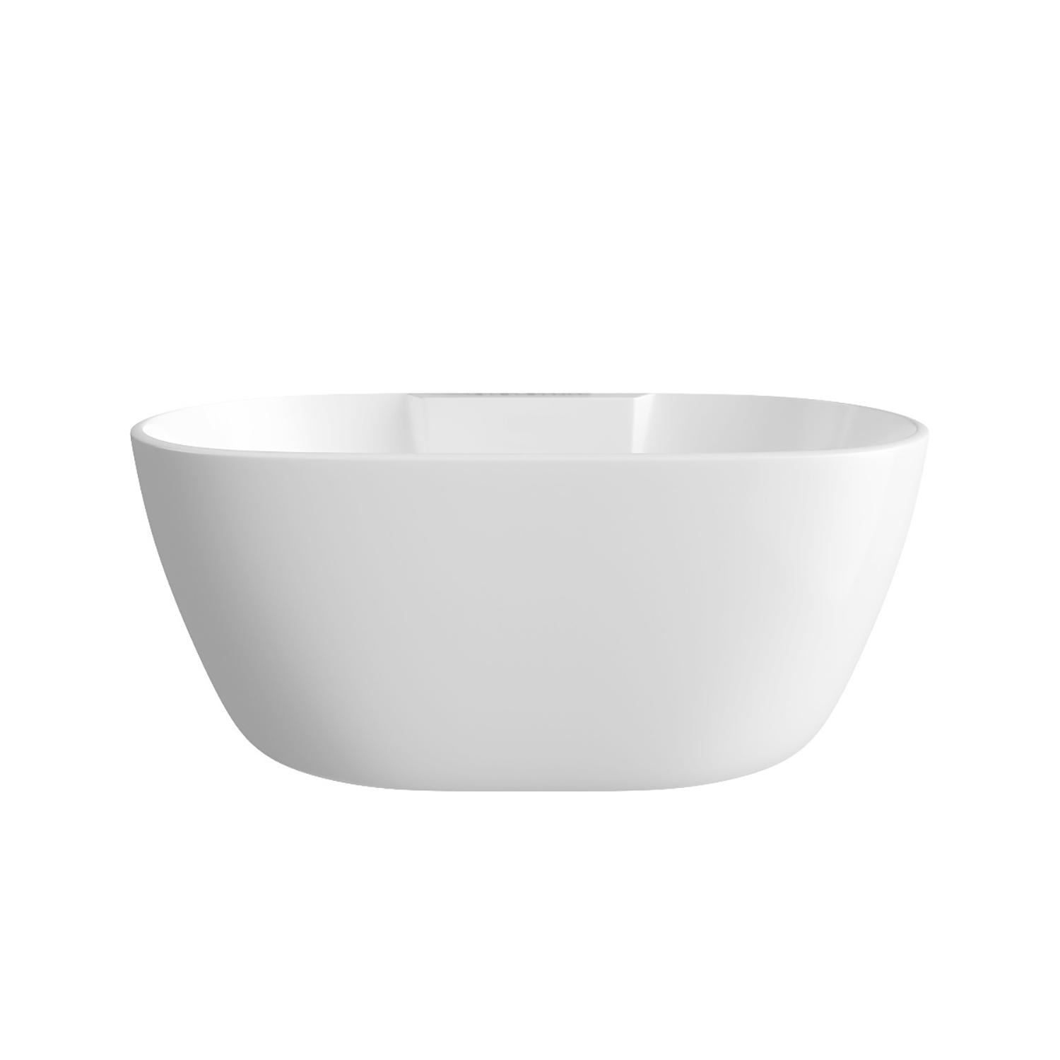 Baignoire autoportante Claire 56 po, blanche