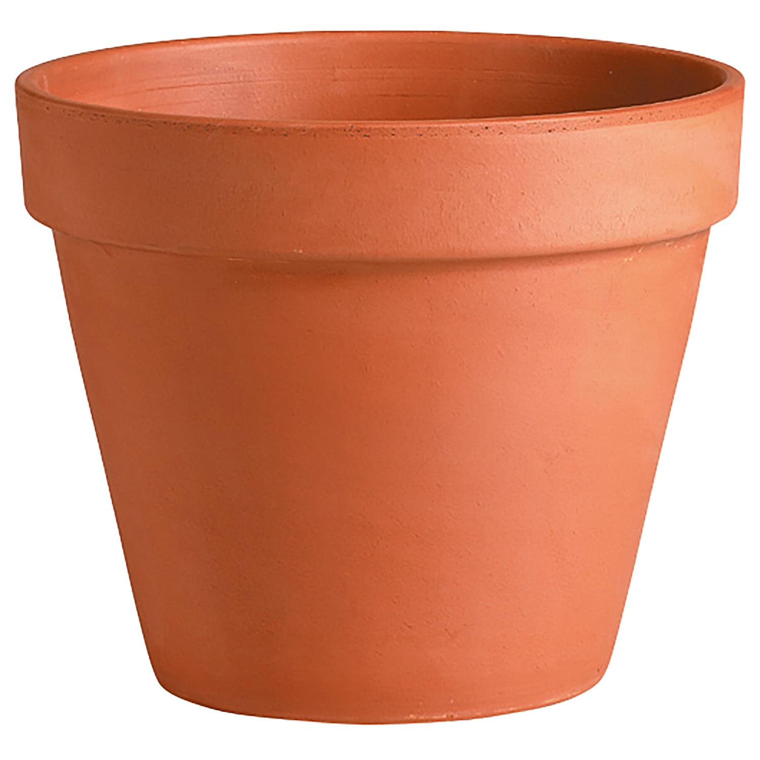 3.5" Terra Cotta Clay Flower Pot