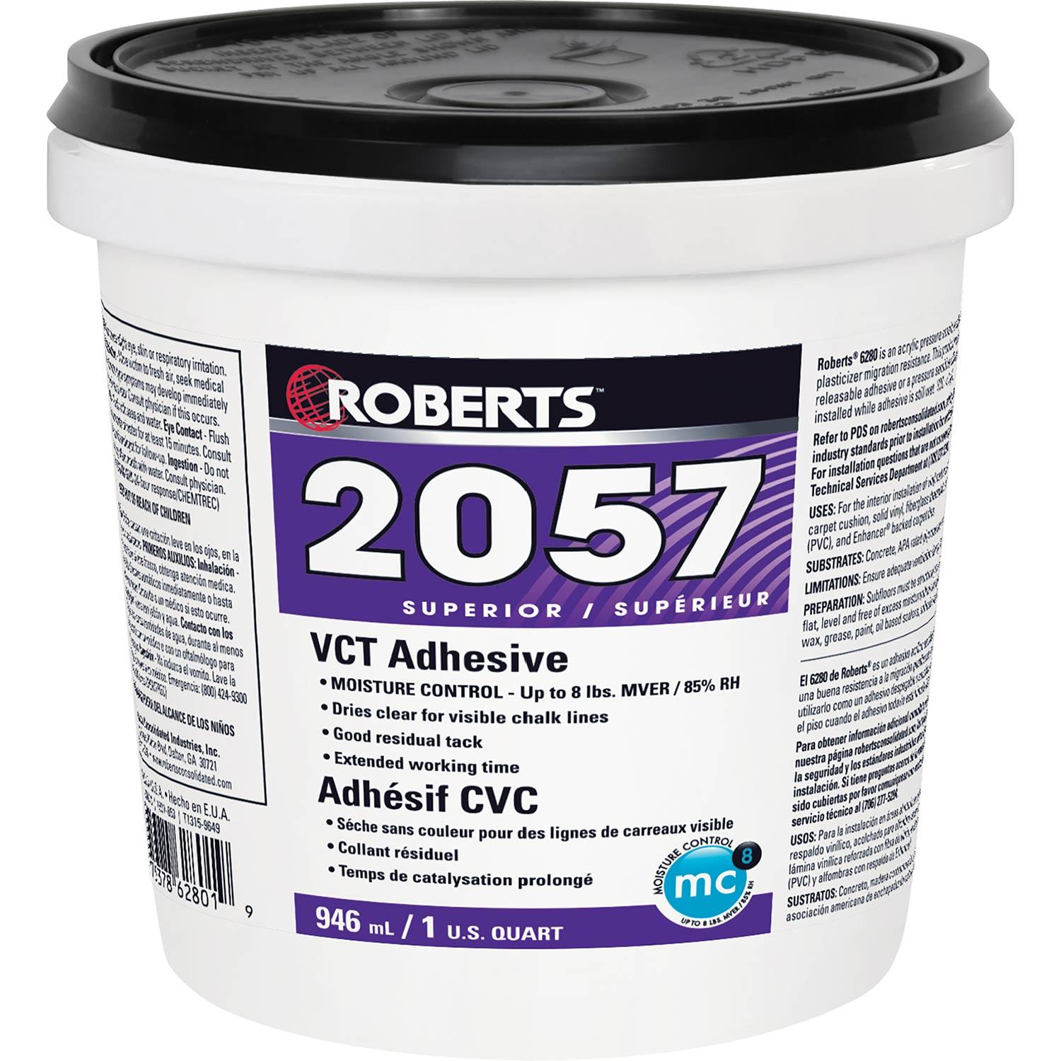 Adhésif CVC supérieur Roberts 2057, 946 ml
