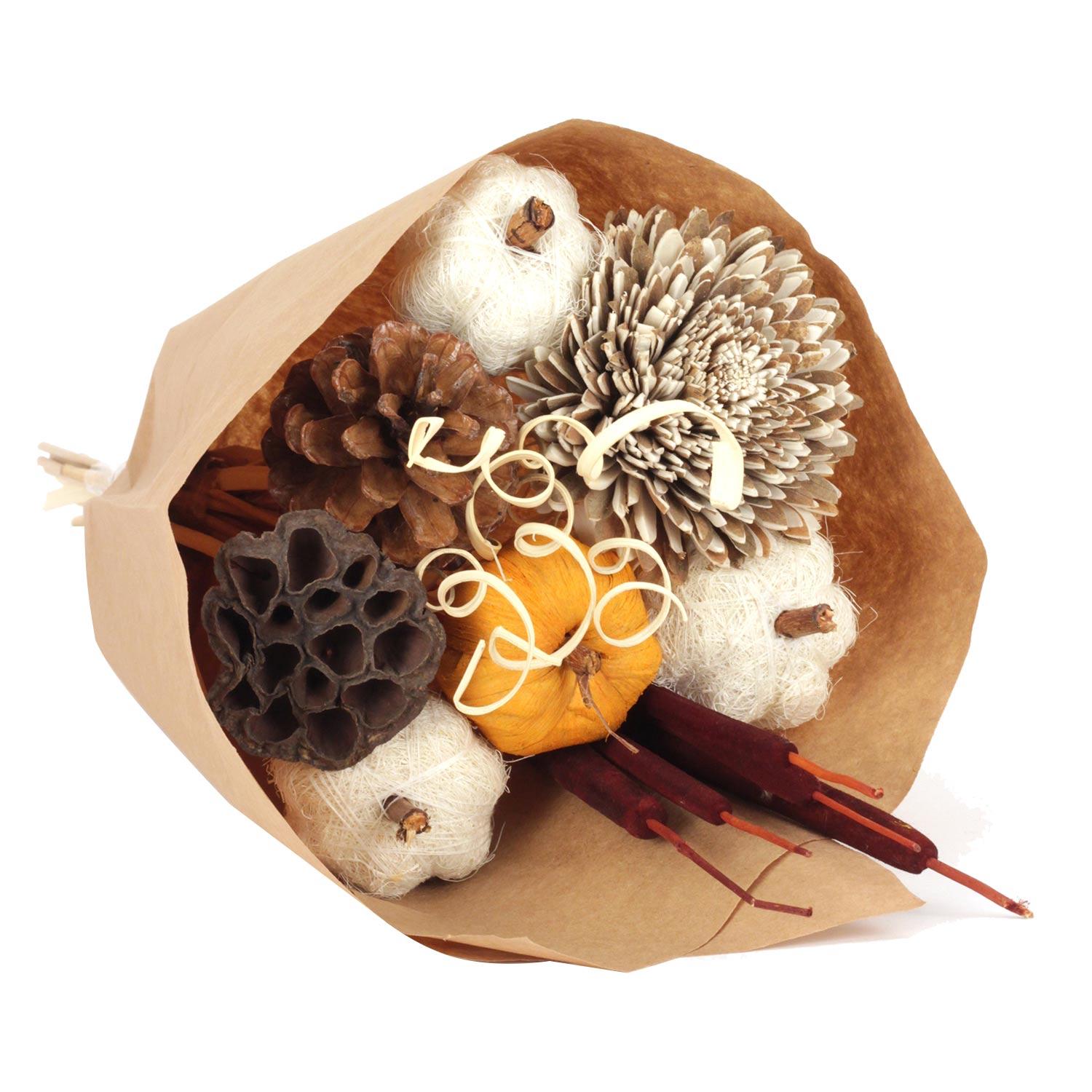 Bouquets assortis : rêves d'automne ou récolte urbaine, peti